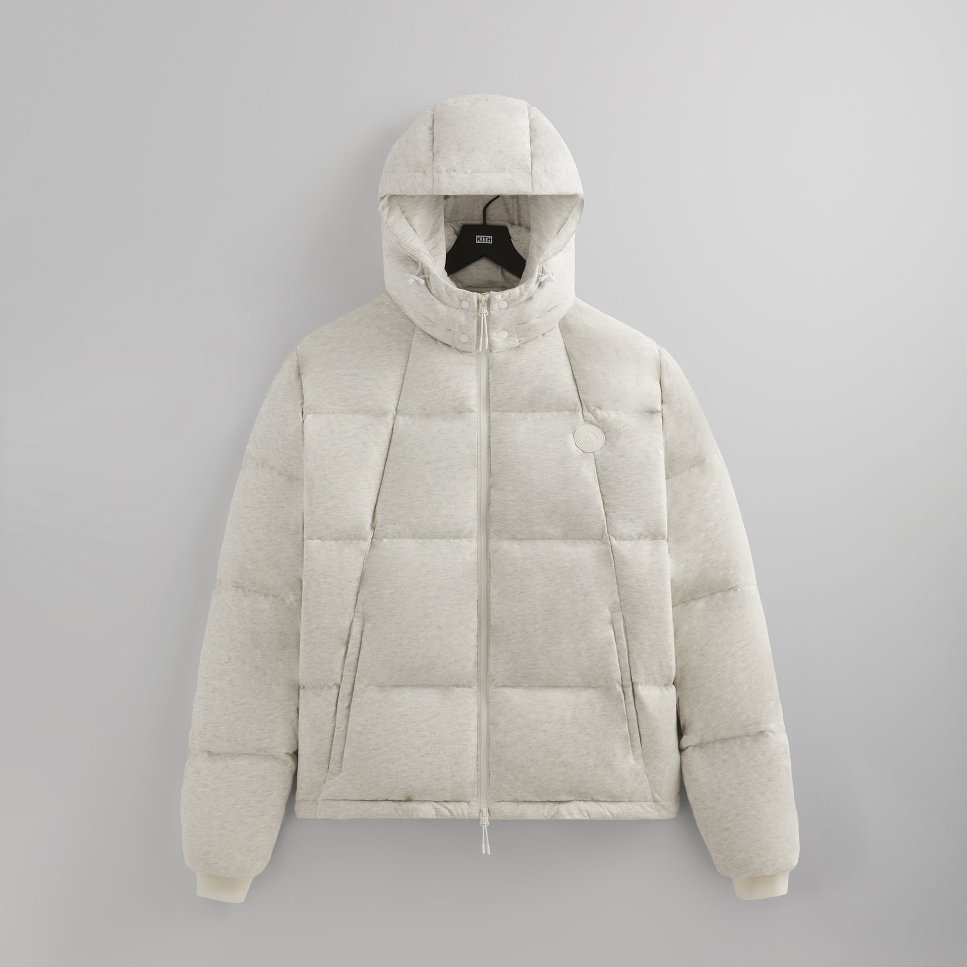 Kith Jersey Midi Puffer - Hero Heather PH