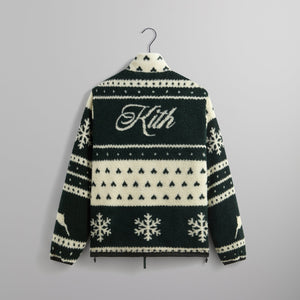 Kithmas All-Over Printed Sherpa Jacket - Stadium