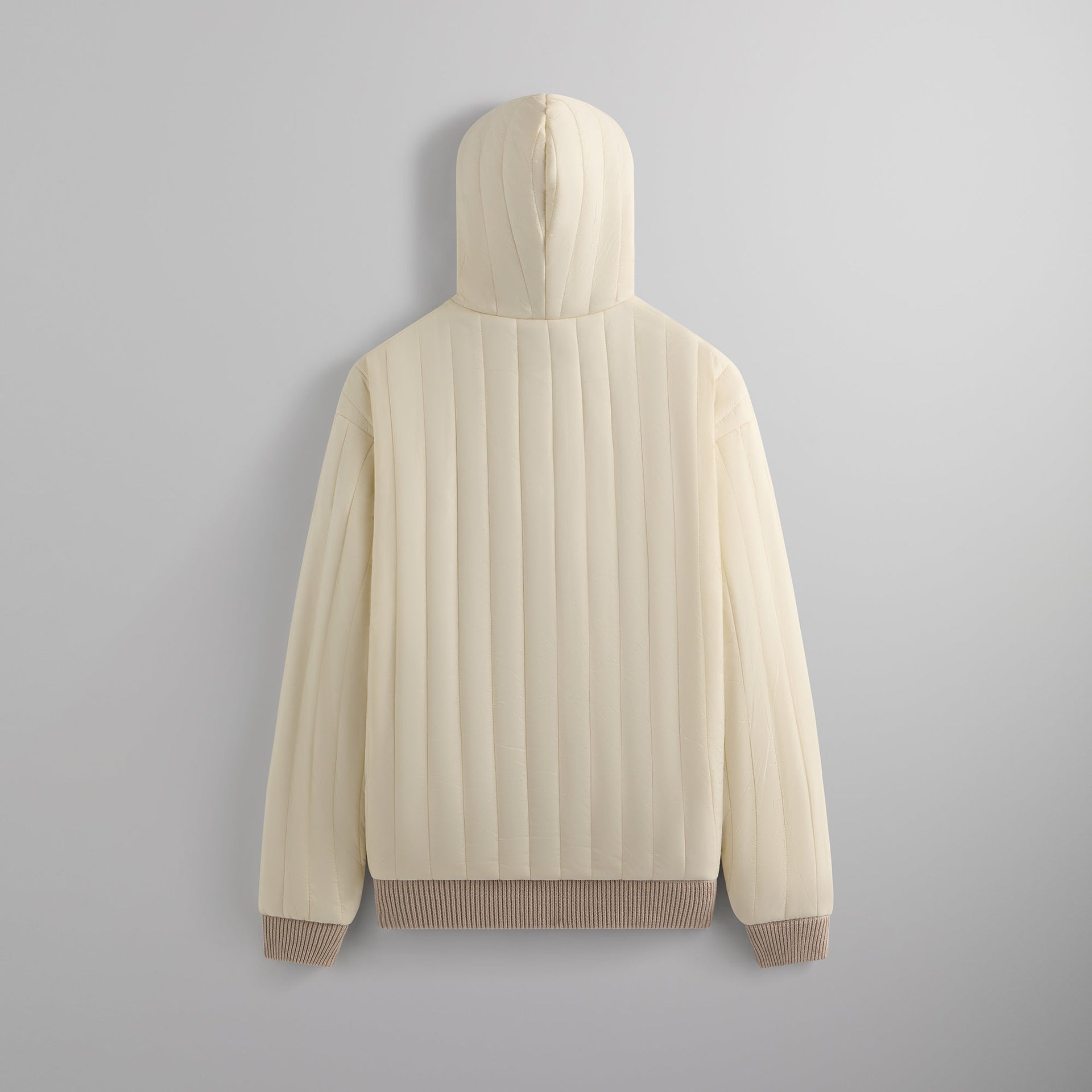 Kith Reversible Rib Knit Sierra Hoodie - Grain