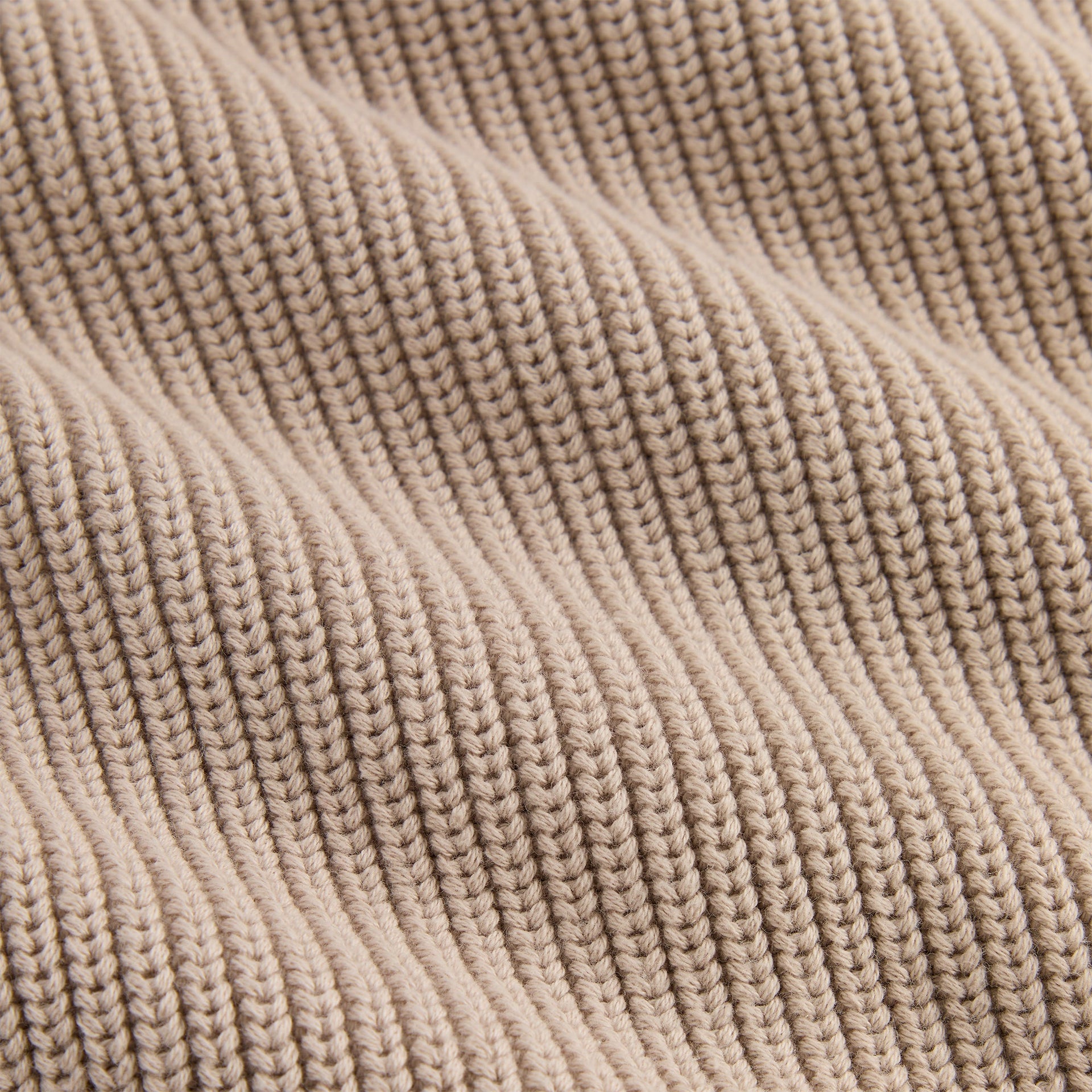 Kith Reversible Rib Knit Sierra Hoodie - Grain