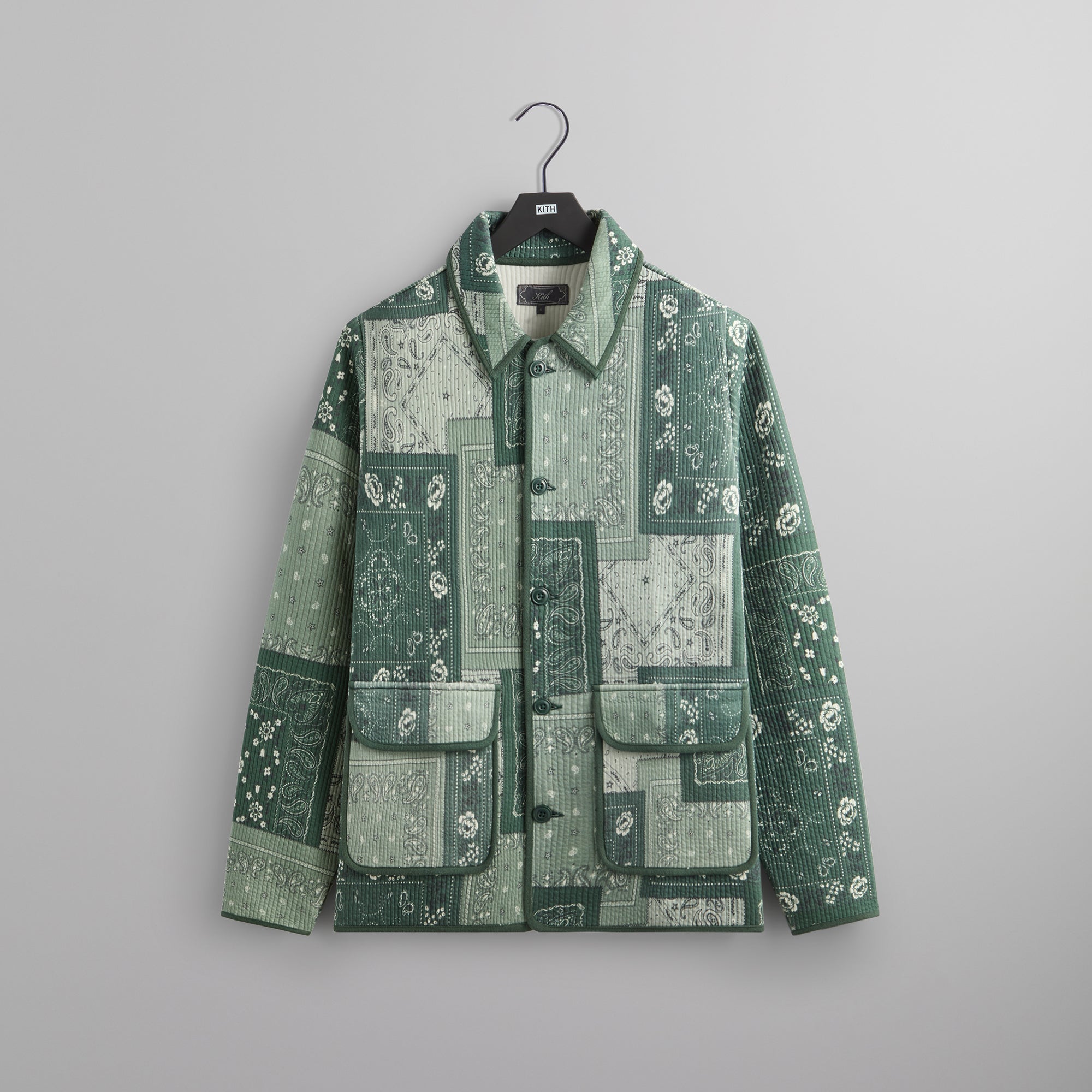 【KITH NYC】Kith Hayward キルティング ジャケット Kith Hayward Quilted Coaches Jacket - Vivarium – Kith Europe