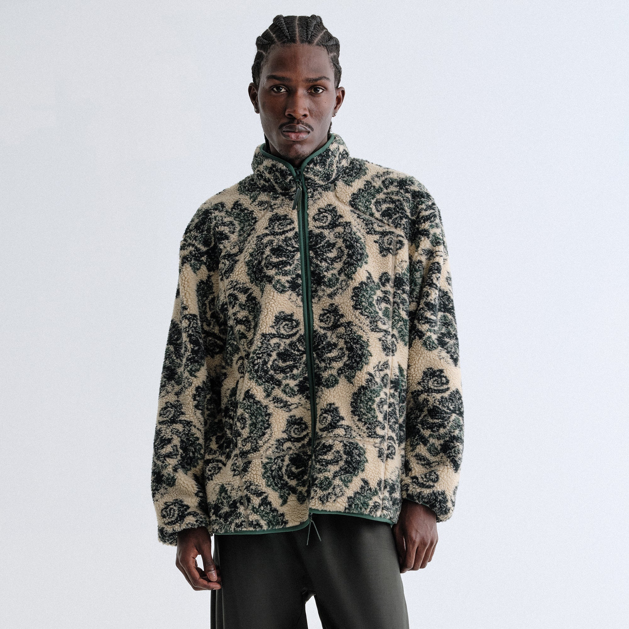 Kith Damask Floral Sherpa Harper Jacket - Eternal – Kith Europe