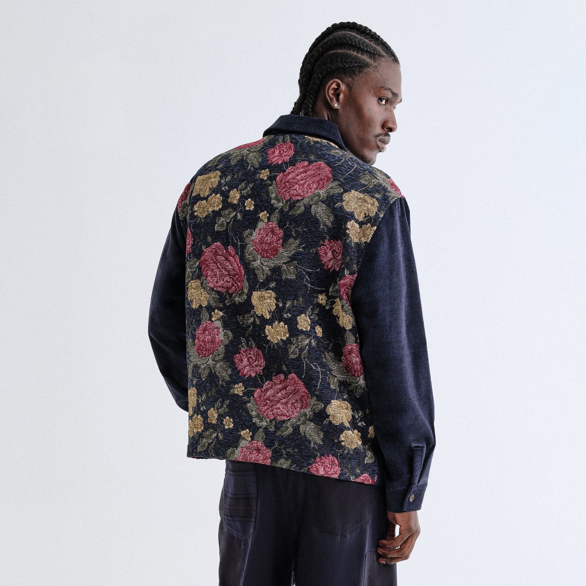 Kith Tapestry Panelled Remsen Jacket - Ink – Kith Europe