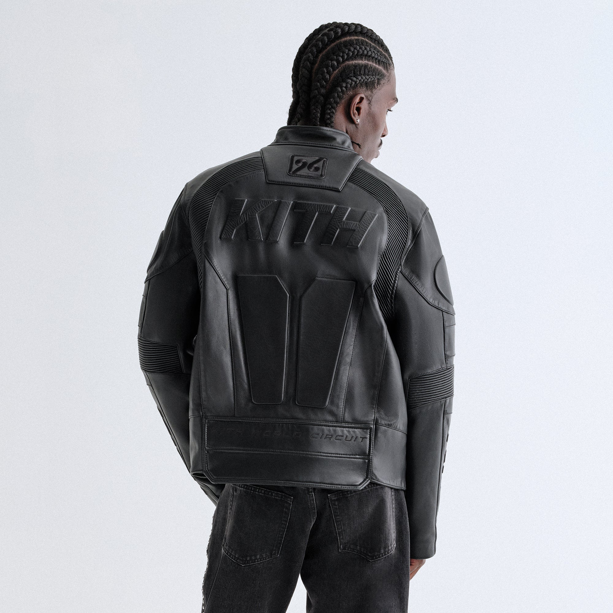Kith Leather Wayne Moto Jacket - Black – Kith Europe