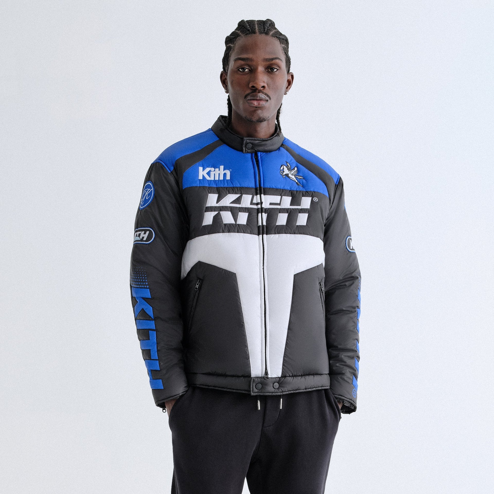 Kith Moto Full Zip Brixton Jacket - Cyclone
