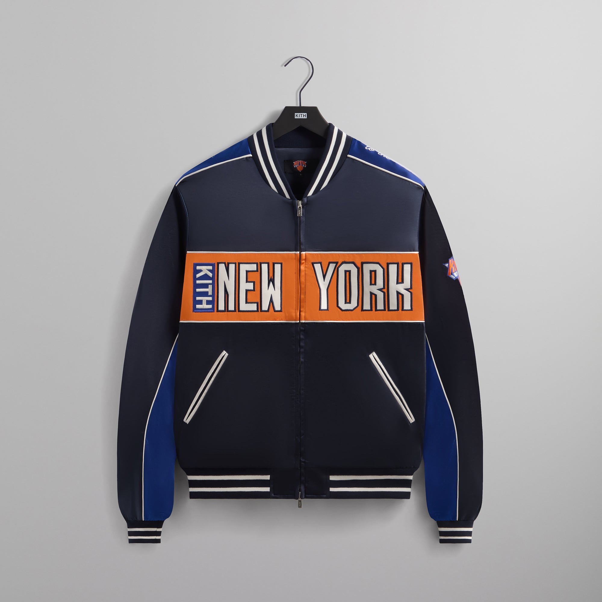 Kith for the New York Knicks Souvenir Jacket - Nocturnal – Kith Europe