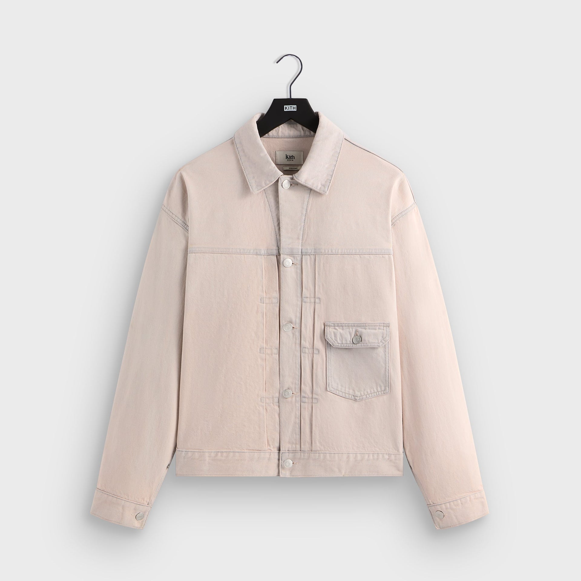 Kith Alonzo Denim Jacket - Washed Pastel PH