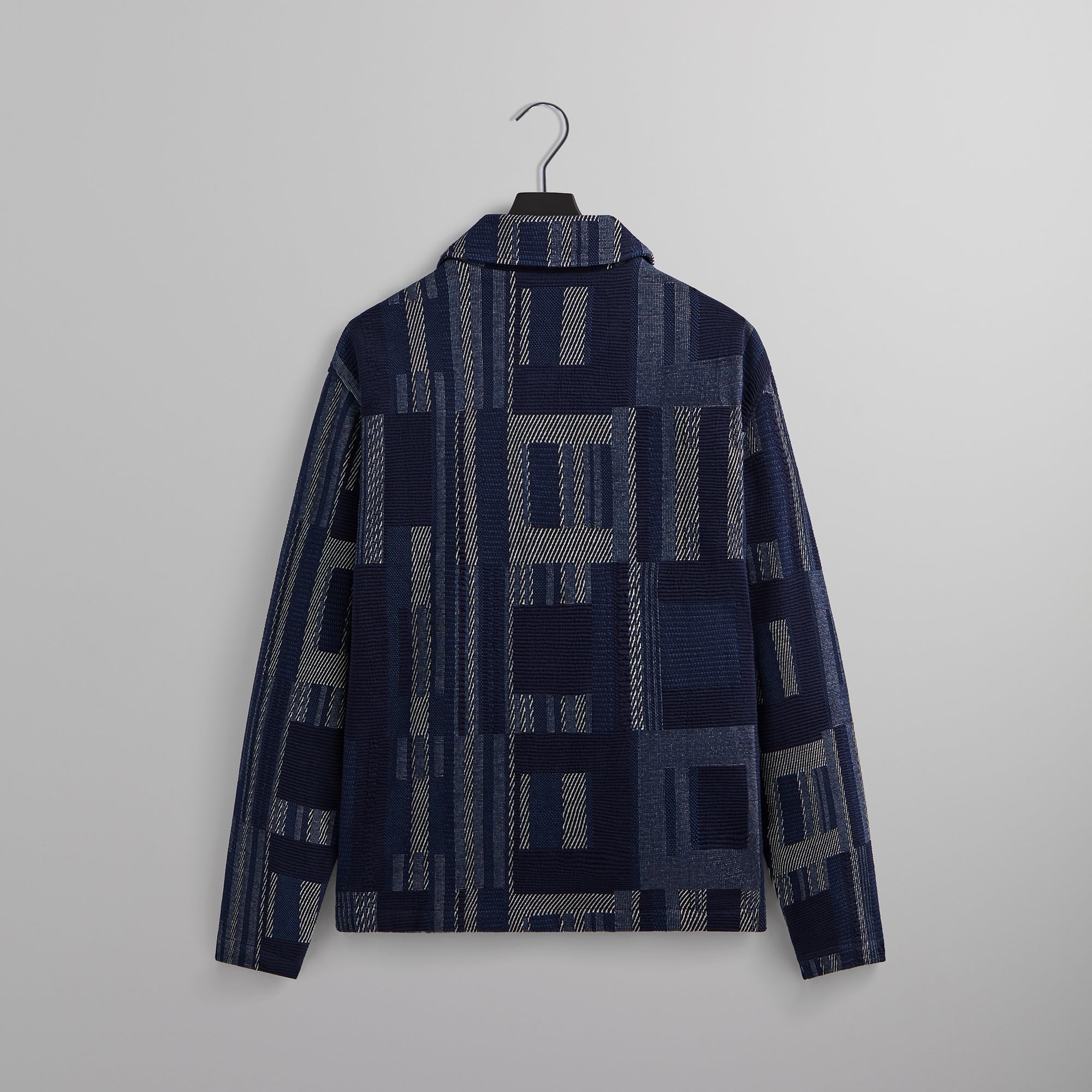 Kith Geometric Knit Coaches Jacket - Nocturnal – Kith Europe Kith Geometric Knit Coaches Jacket - Nocturnal – Kith Europe