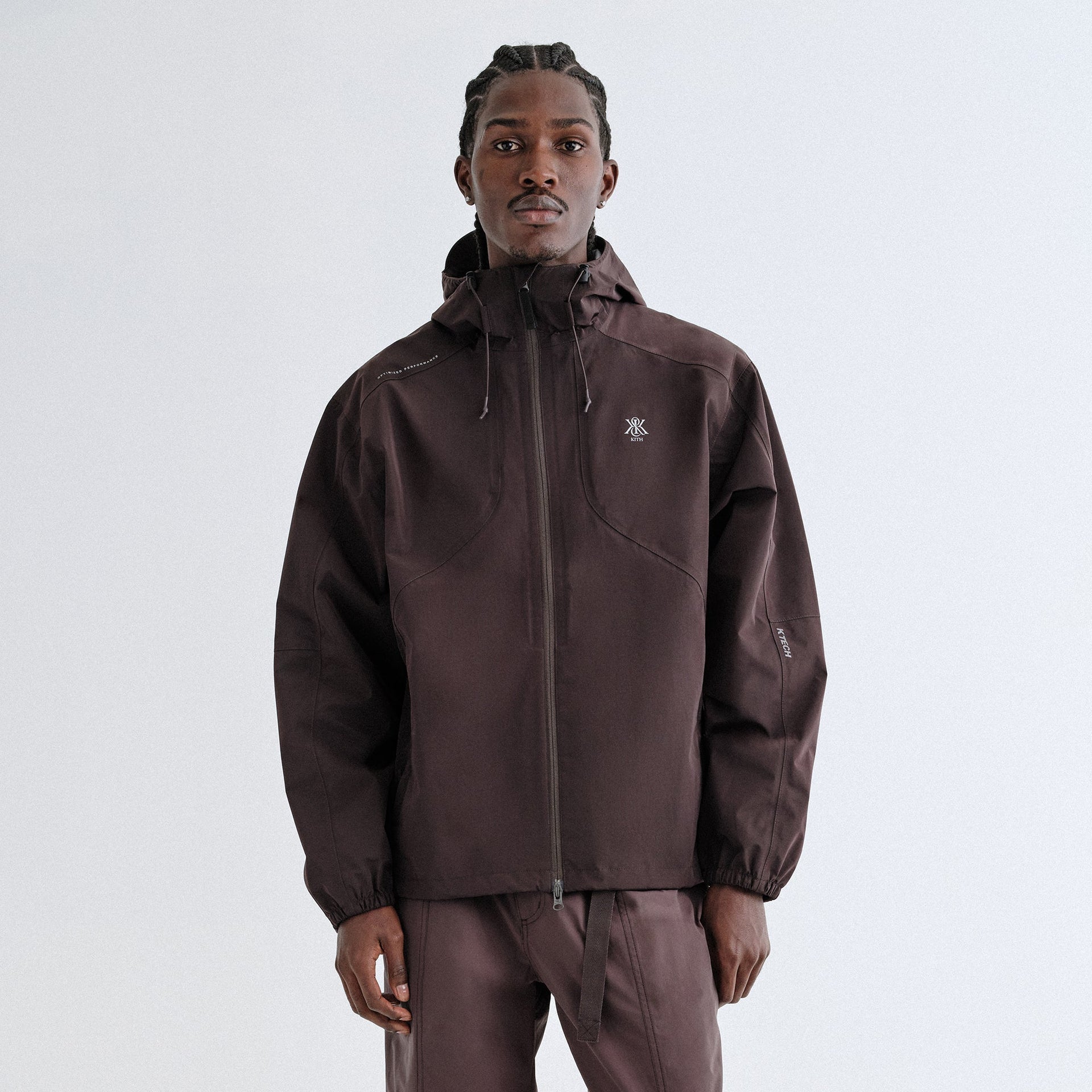 Kith Bonded Nylon Bolt Jacket - Kindling