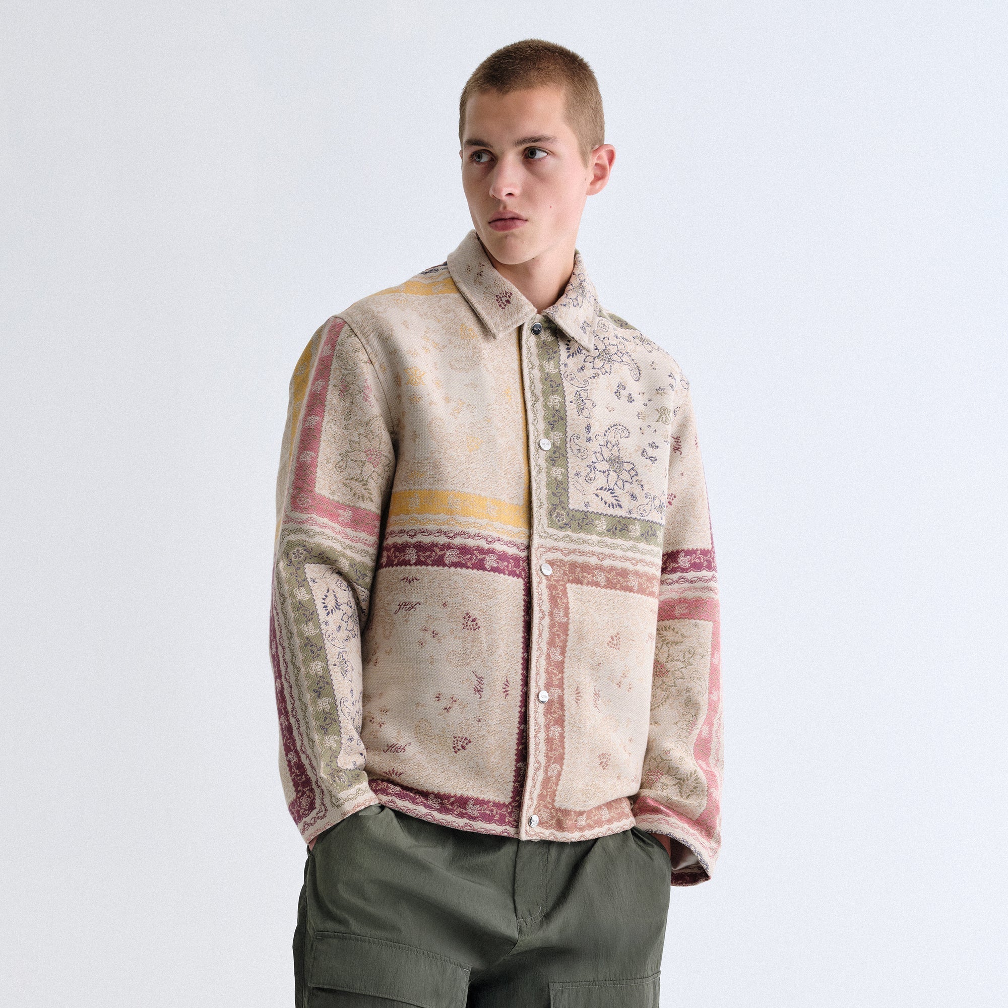 Kith Paisley Tapestry Coaches Jacket - Waffle – Kith Europe