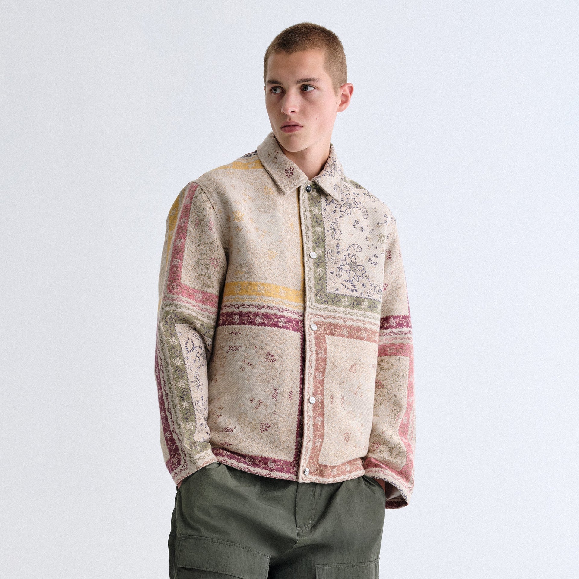 Kith Paisely Tapestry Coaches Jacket - Waffle