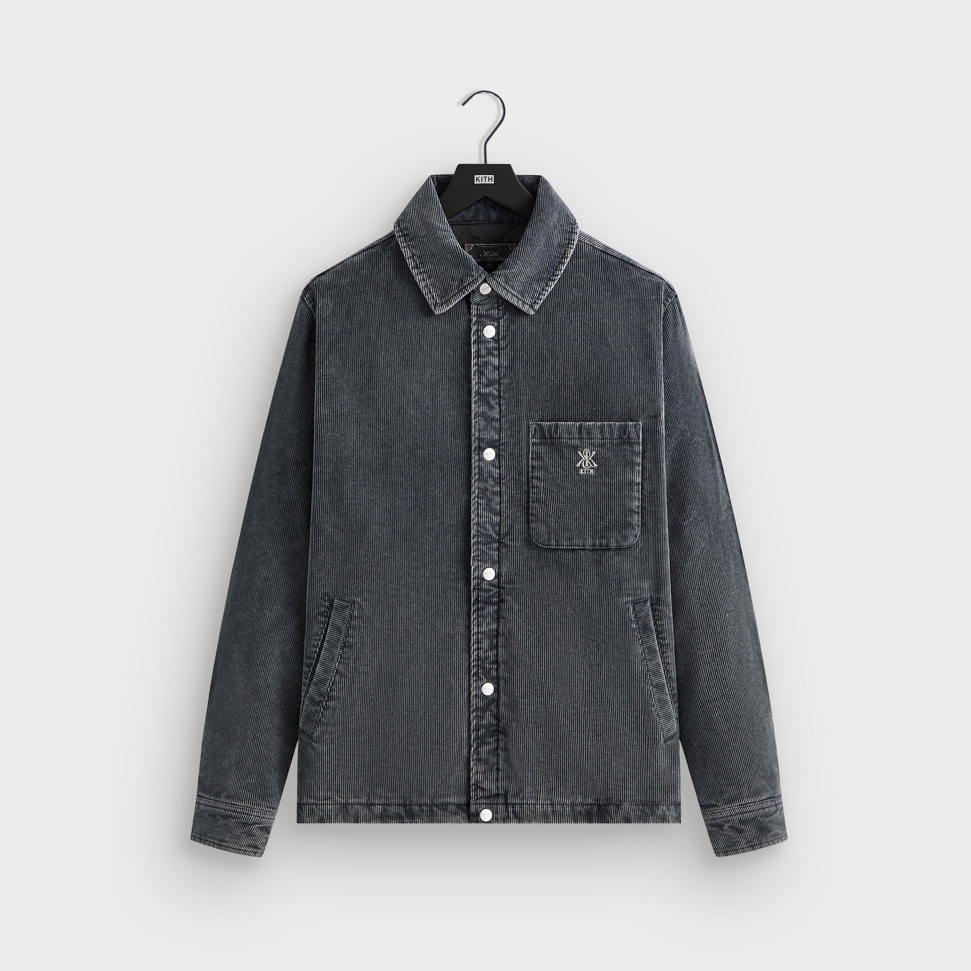 Kith Washed Corduroy Brixton Puffed Shirt Jacket - Elevation
