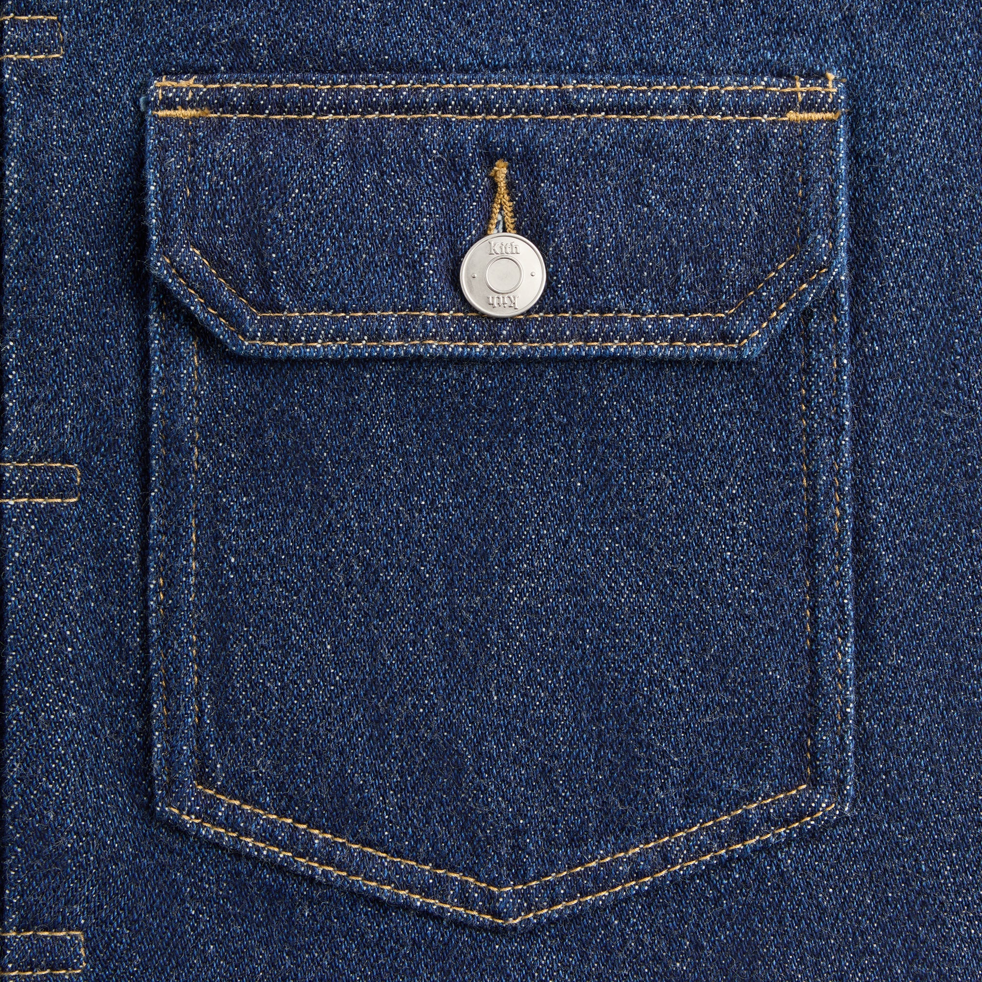 Kith Alonzo Twill Denim Jacket - Savin Wash – Kith Europe