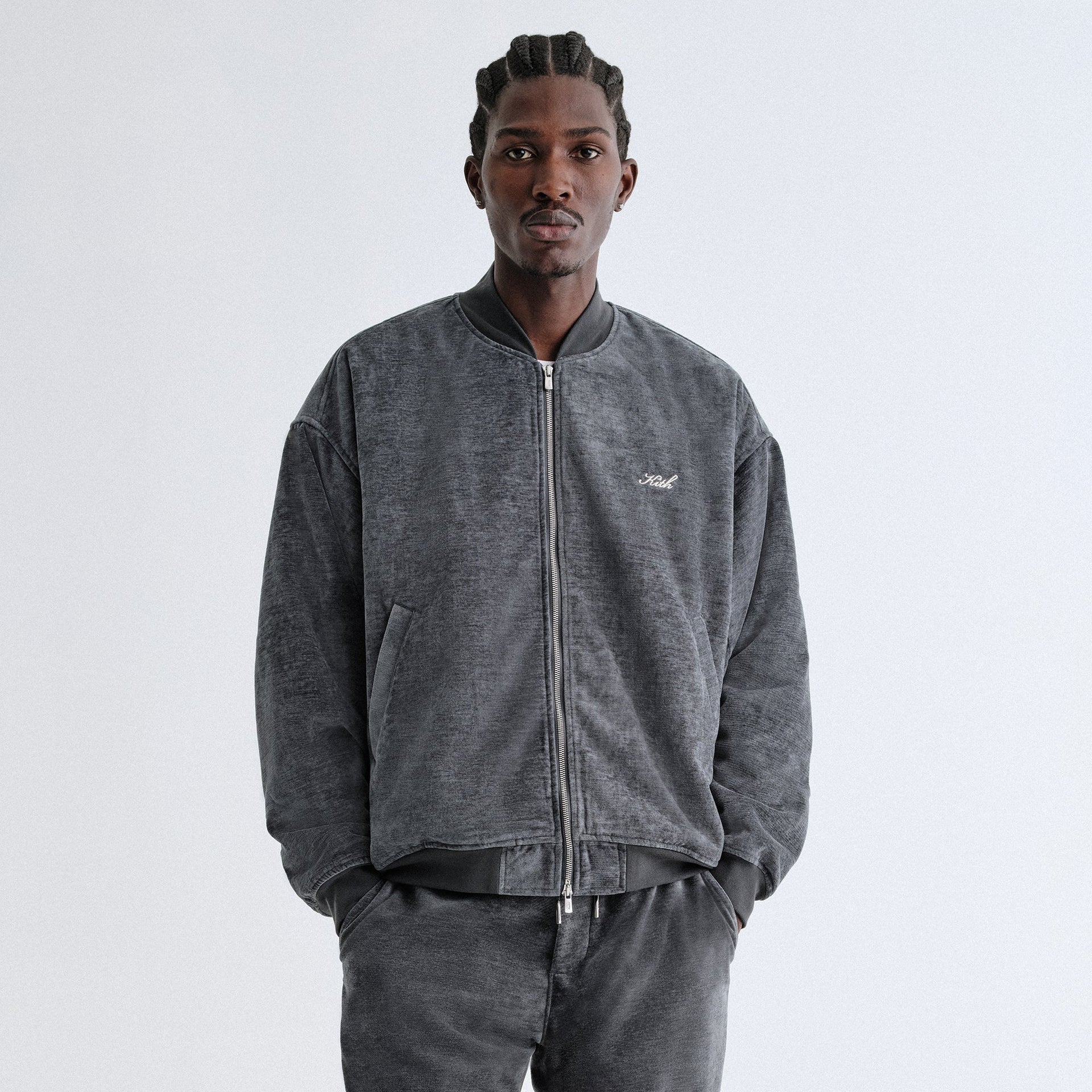 Kith Chenille Avery Bomber Jacket - Simple
