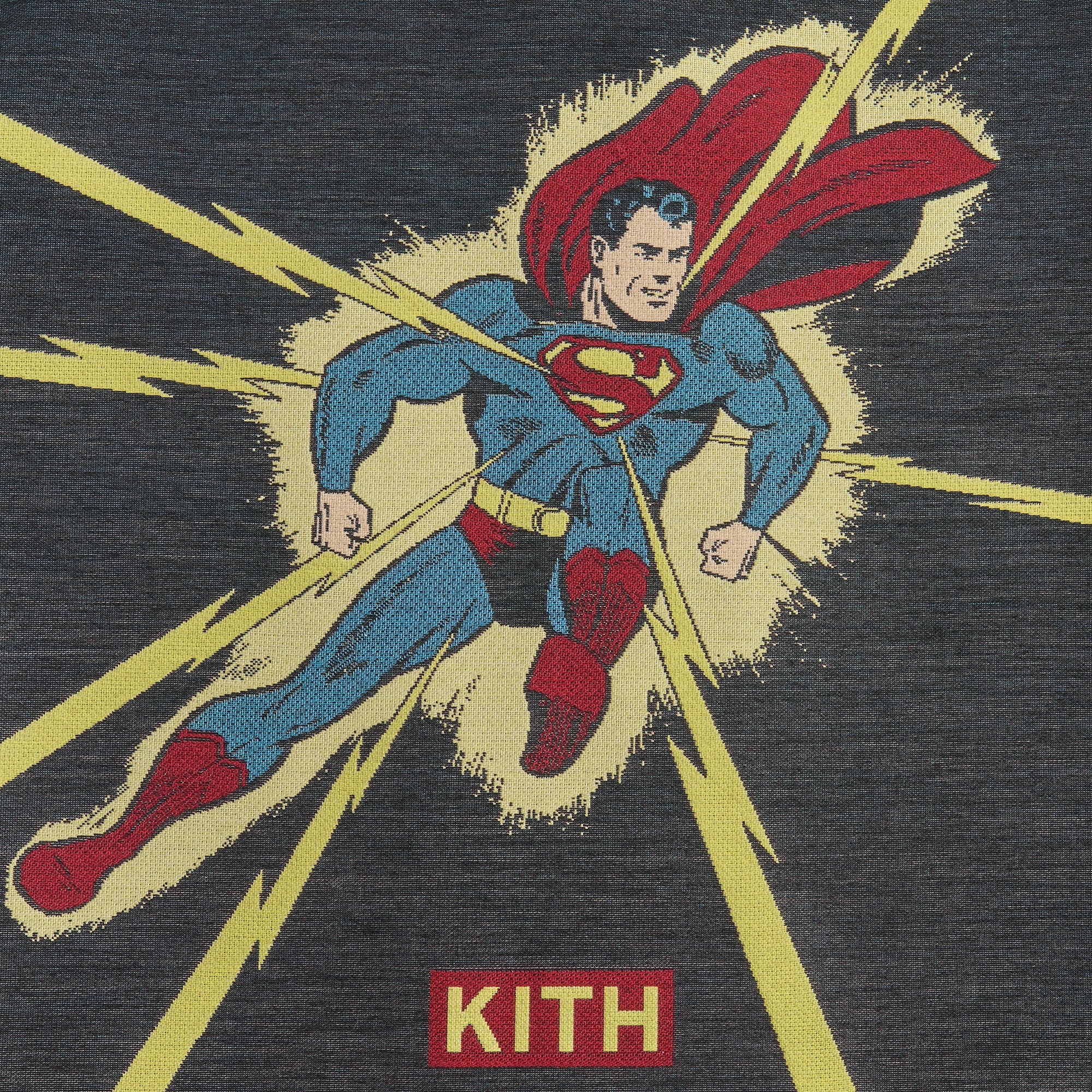 Superman | Kith Lightning Tapestry Jacket - Black – Kith Europe