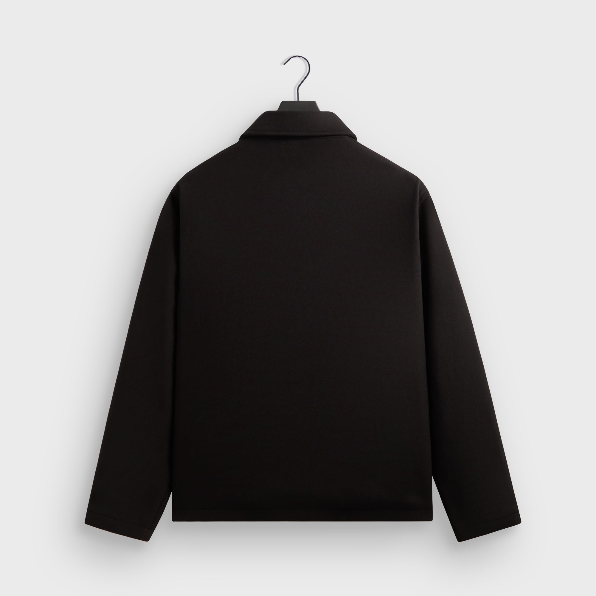 Kith Felted Jersey Lane Coaches Jacket - Black – Kith Europe