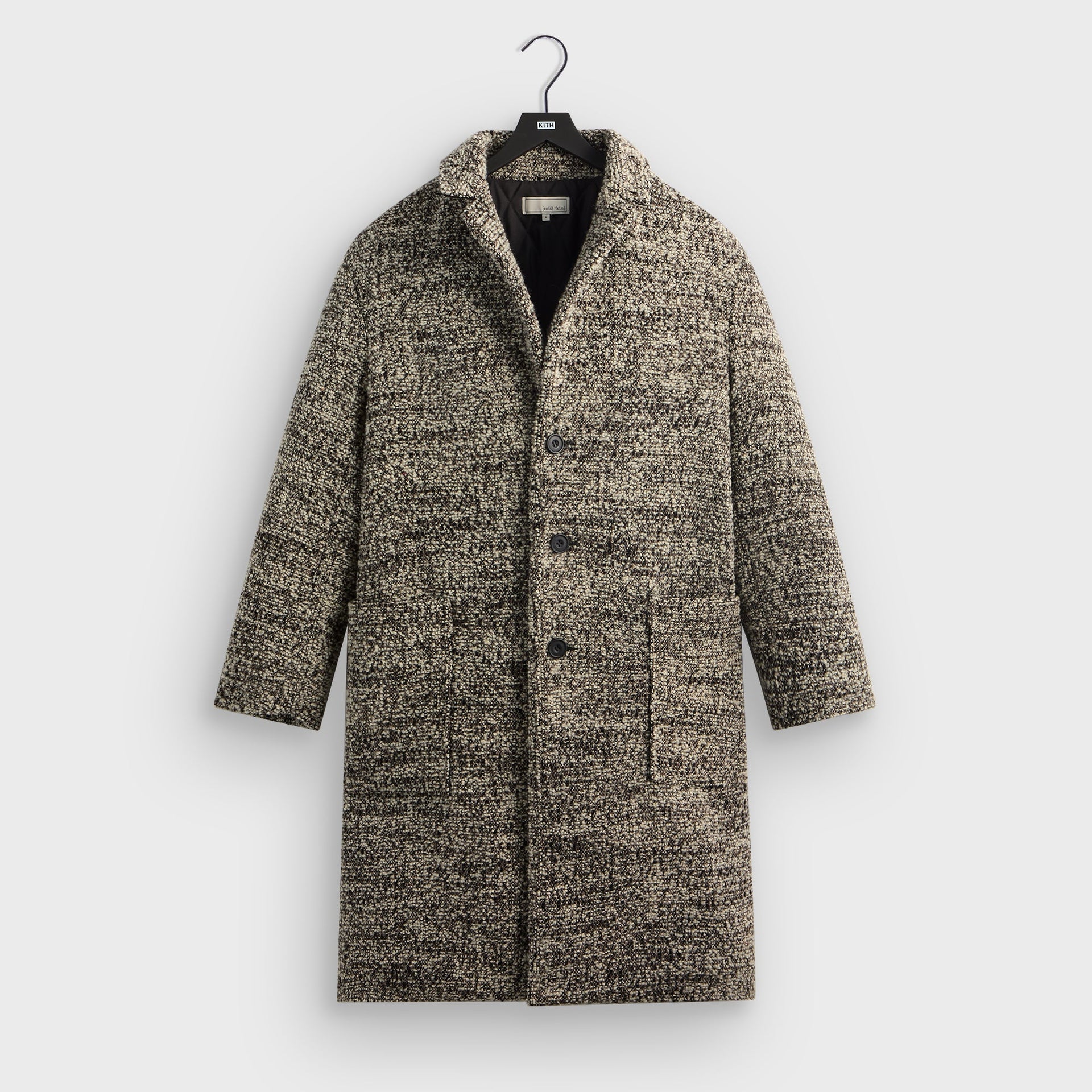 &Kin Plush Boucle Bergen Coat - Hallow