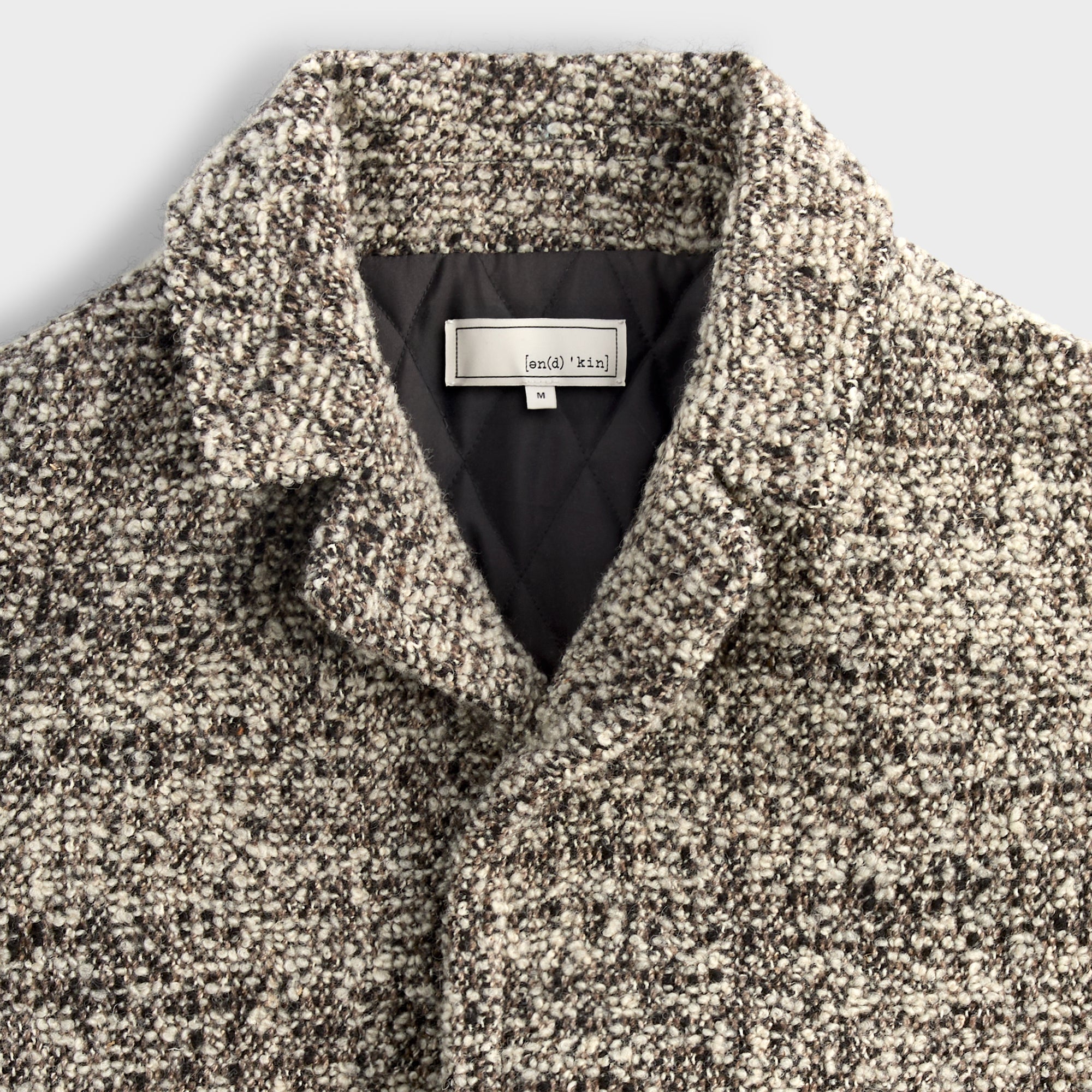 &Kin Plush Boucle Bergen Coat - Hallow – Kith Europe