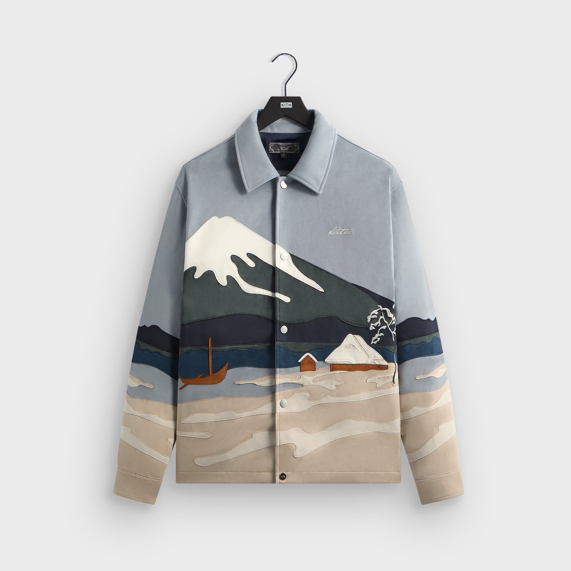 Kith Scenic Winter Microsuede Overshirt - Kindred – Kith Europe