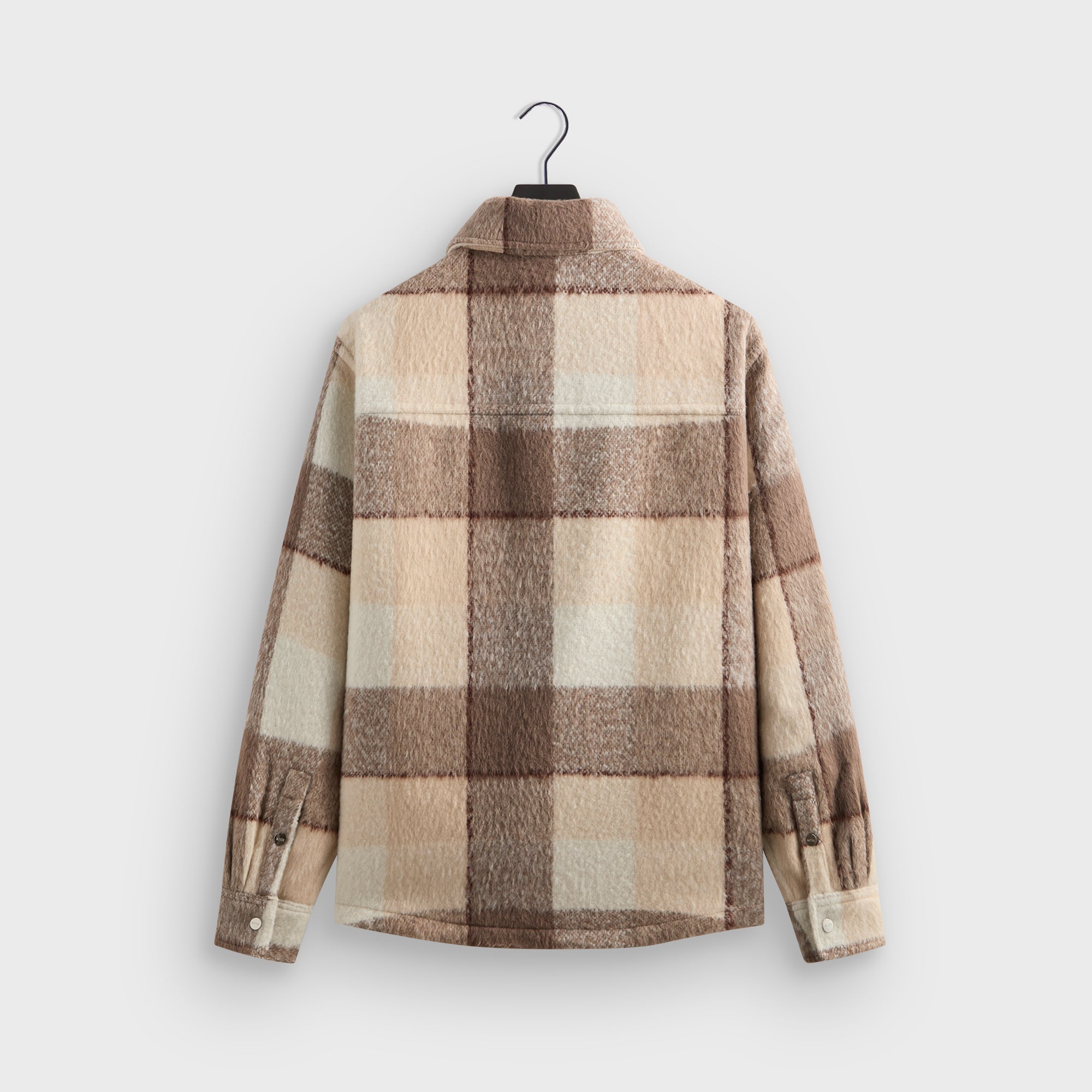 KITH SHERIDAN SHIRT JACKET サイズM Kith Brushed Plaid Sheridan Shirt Jacket - Nocturnal