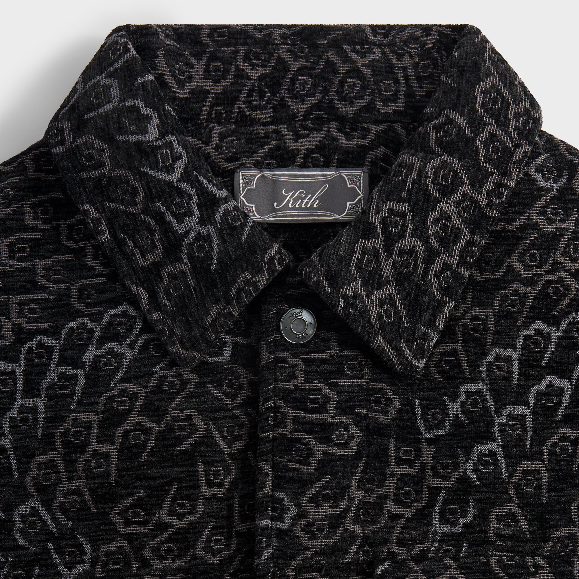 Kith Puffed Jase Tapestry Jacket - Black – Kith Europe