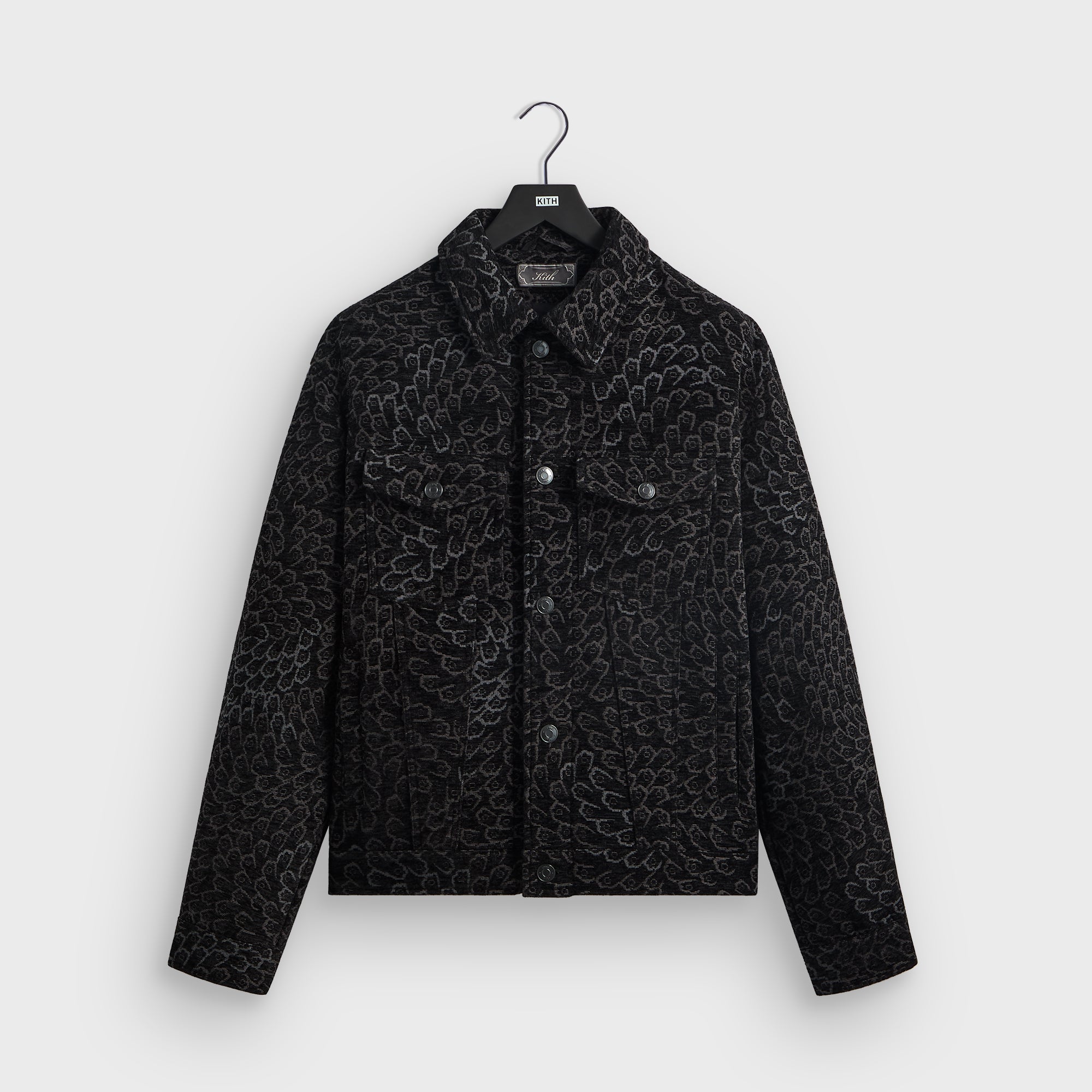 Kith Puffed Jase Tapestry Jacket - Black – Kith Europe