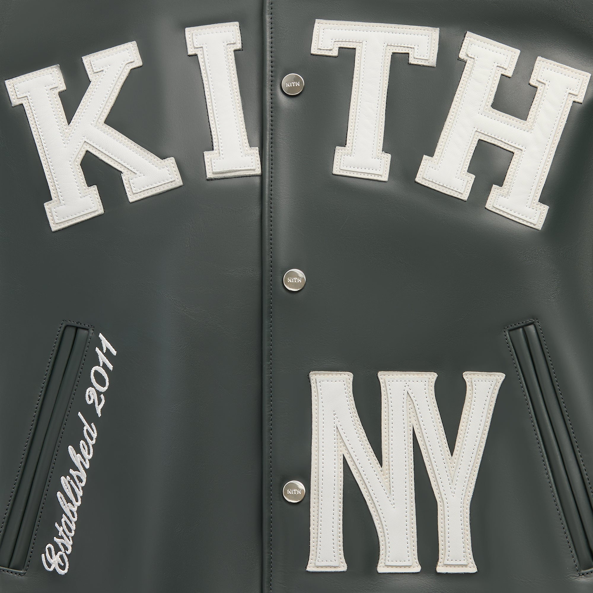 Kith Leather Varsity Jacket - Stadium – Kith Europe