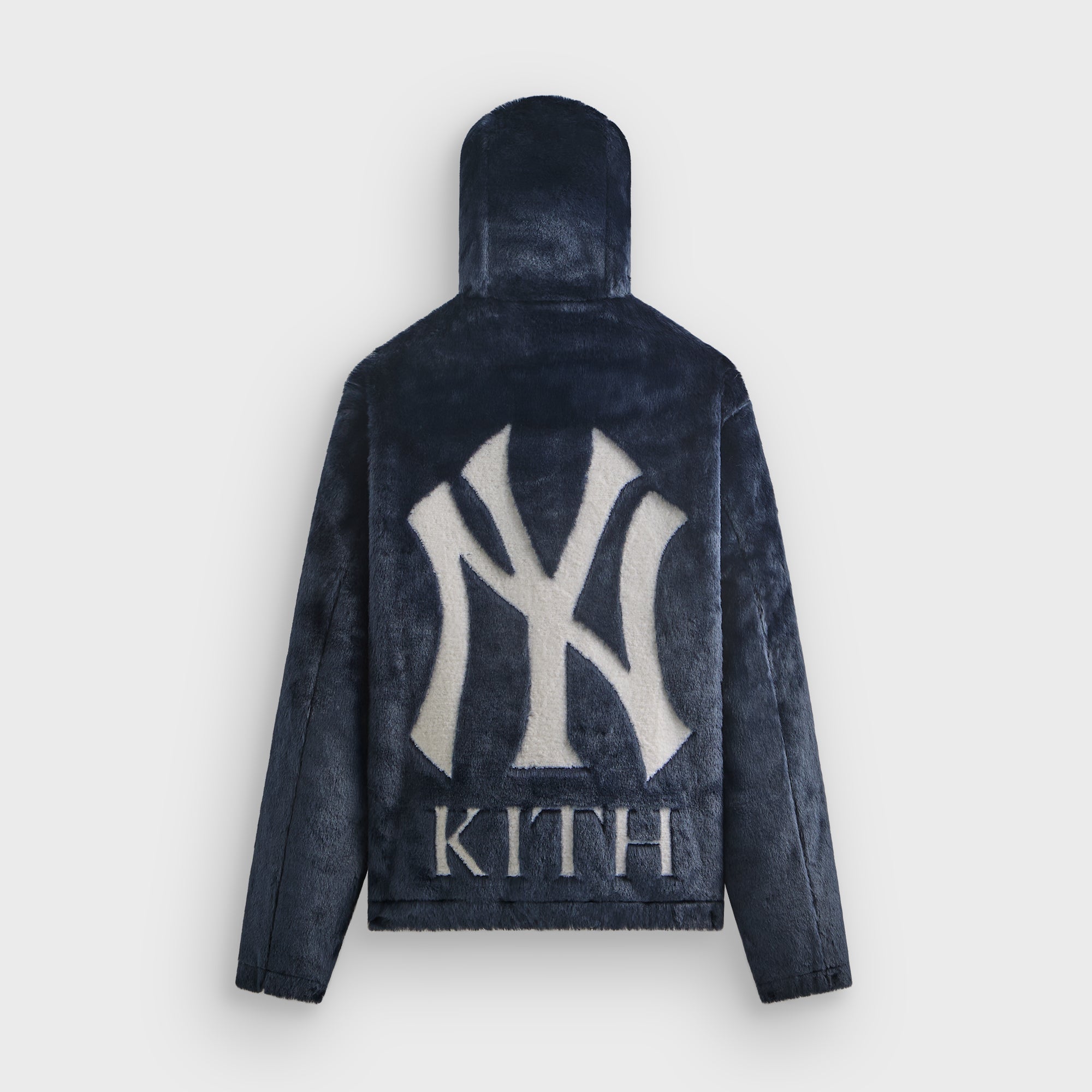 Kith for the New York Yankees Faux Fur Jacquard Jaysen Hoodie
