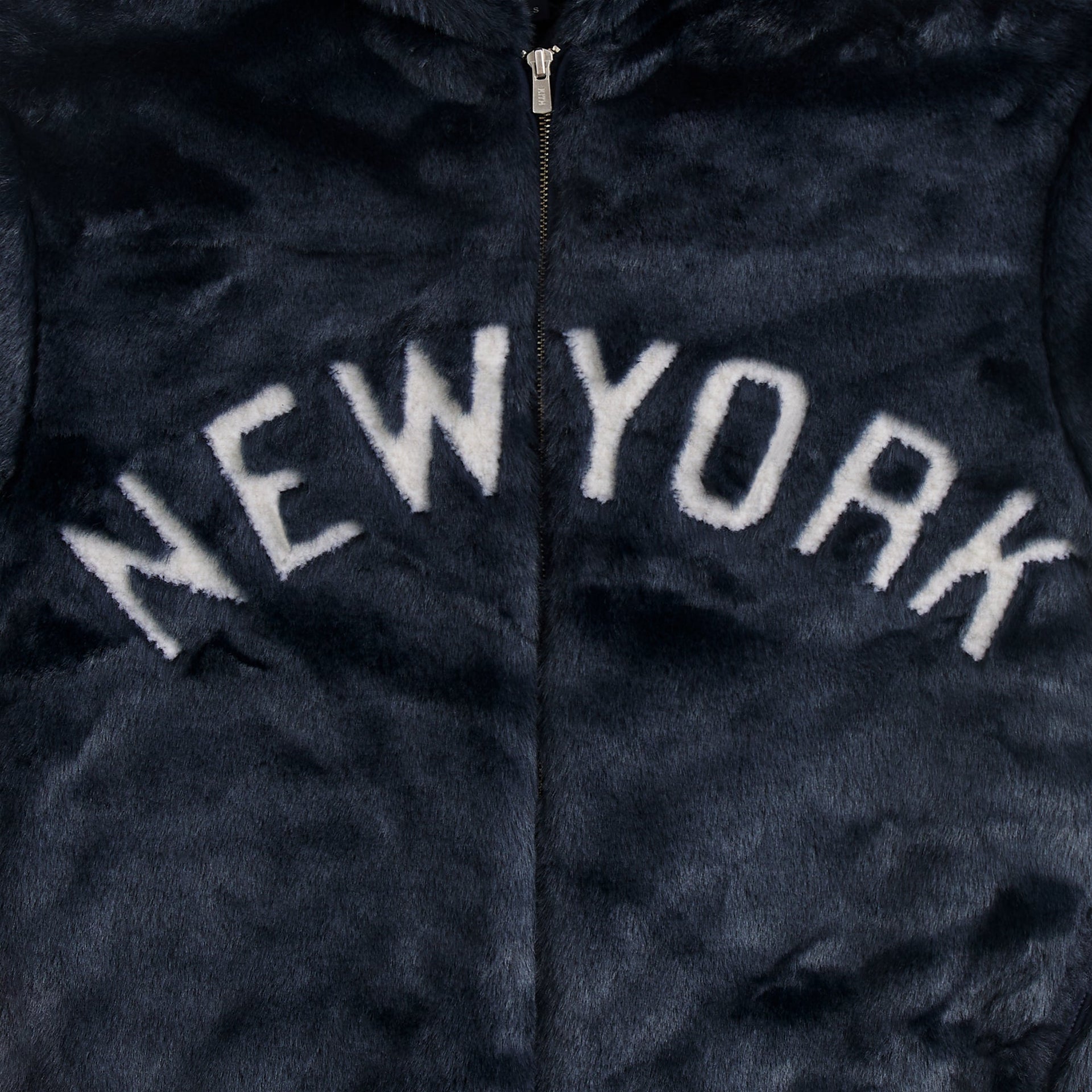Kith for the New York Yankees Faux Fur Jacquard Jaysen Hoodie - Nocturnal - PH