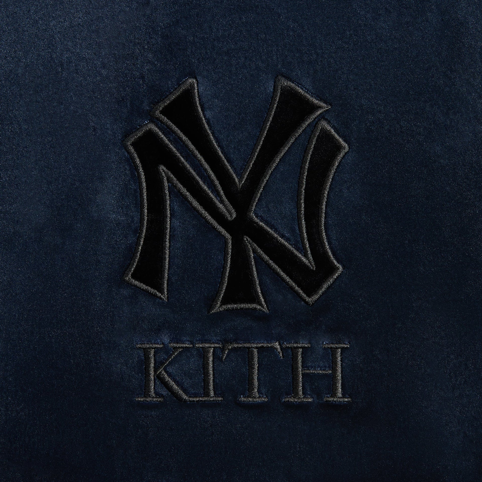 Kith for the New York Yankees Luxe Velour Track Jacket - Nocturnal - PH