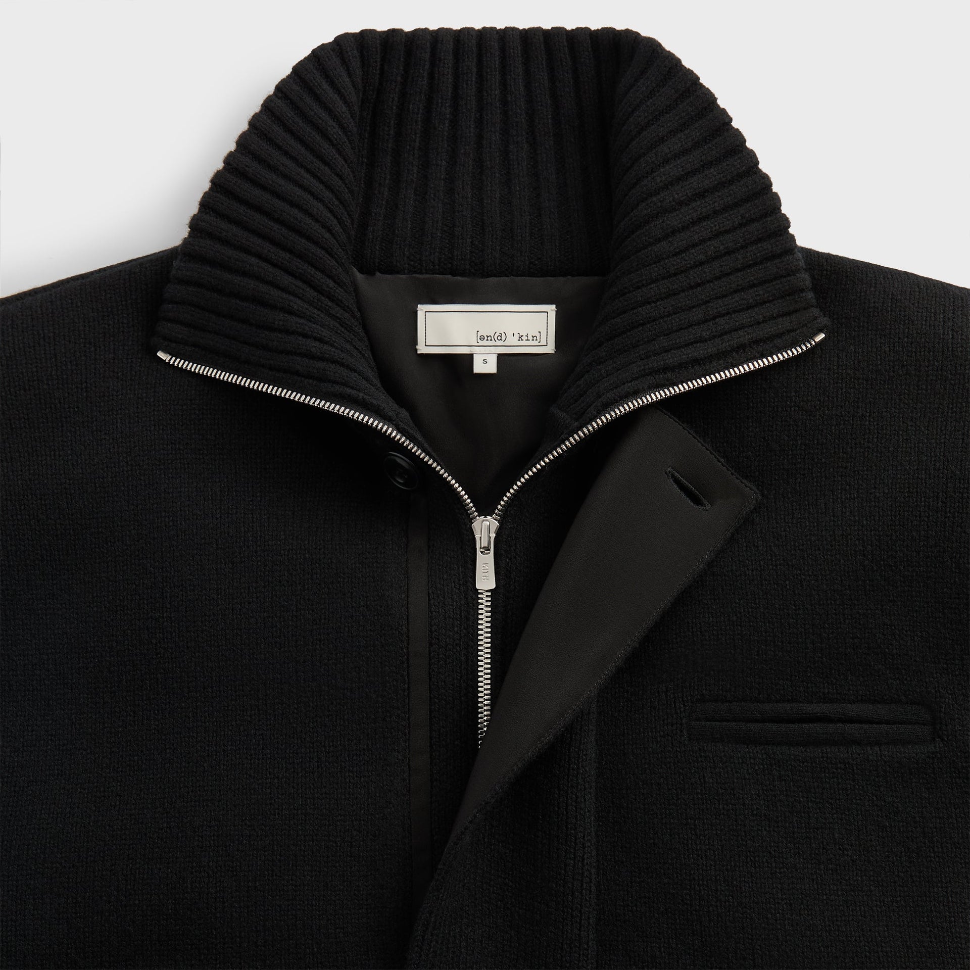 &Kin Darwin Knit Puffer - Black