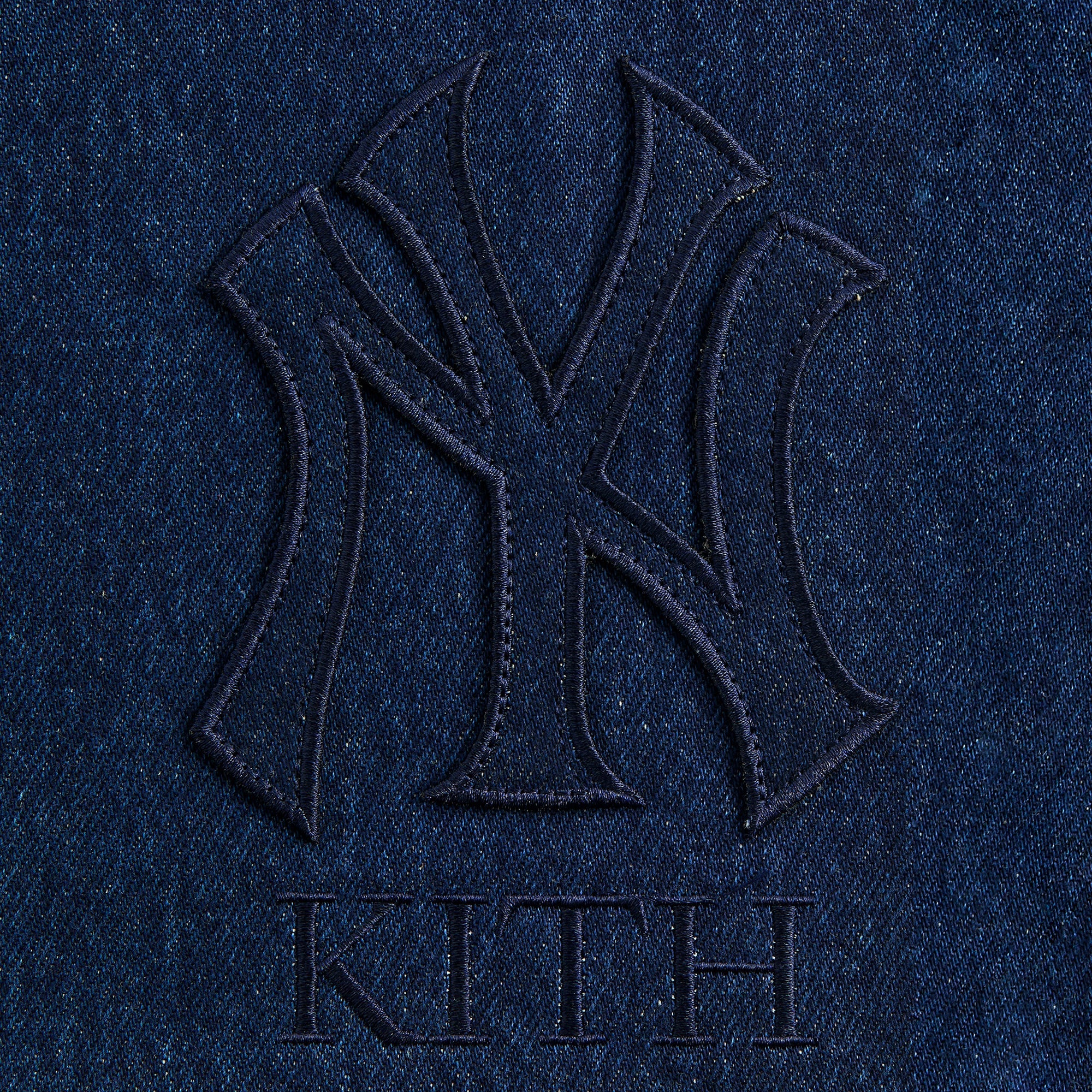 Kith for the New York Yankees Jay Indigo Denim Jacket - Mid Indigo