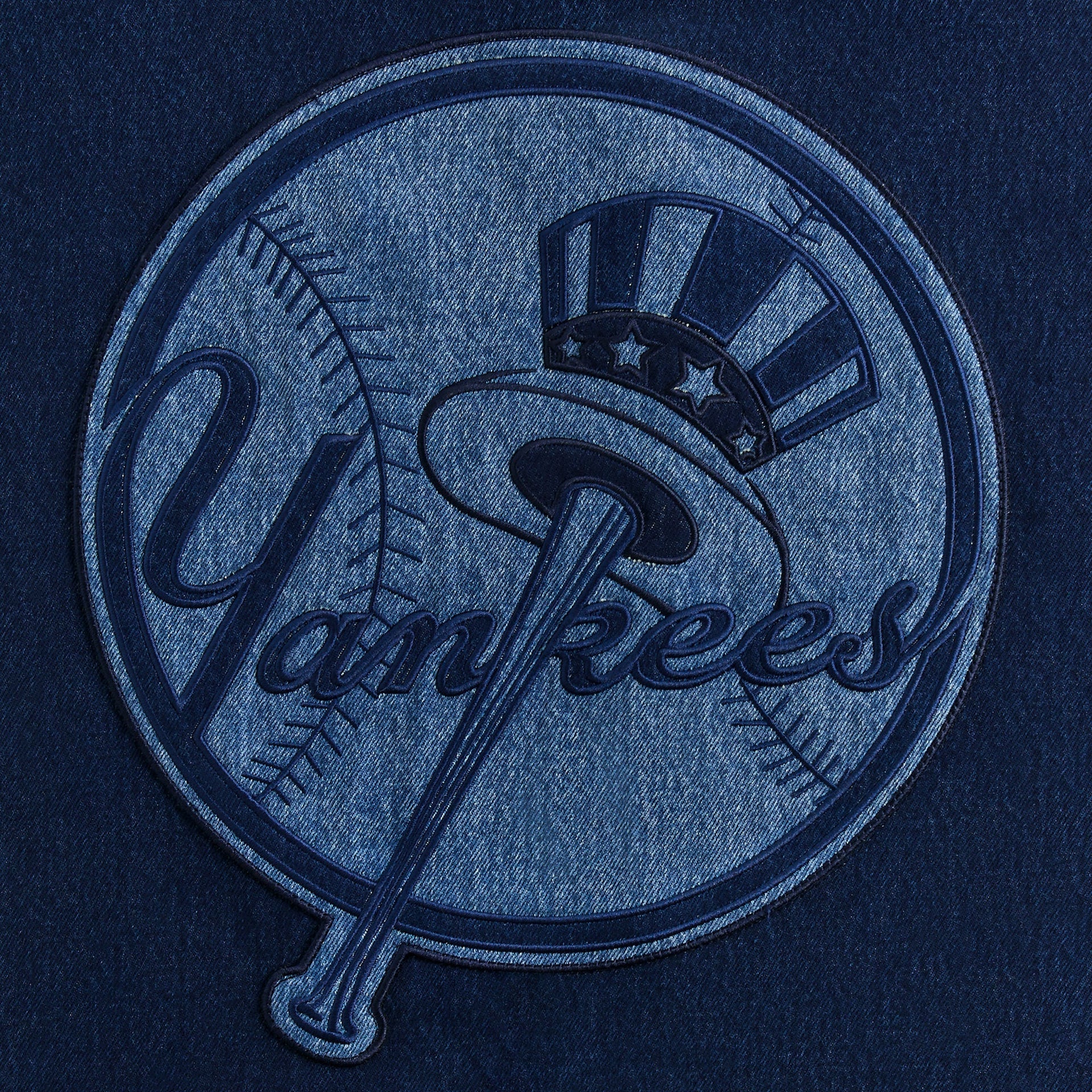 Kith for the New York Yankees Jay Indigo Denim Jacket - Mid Indigo - PH