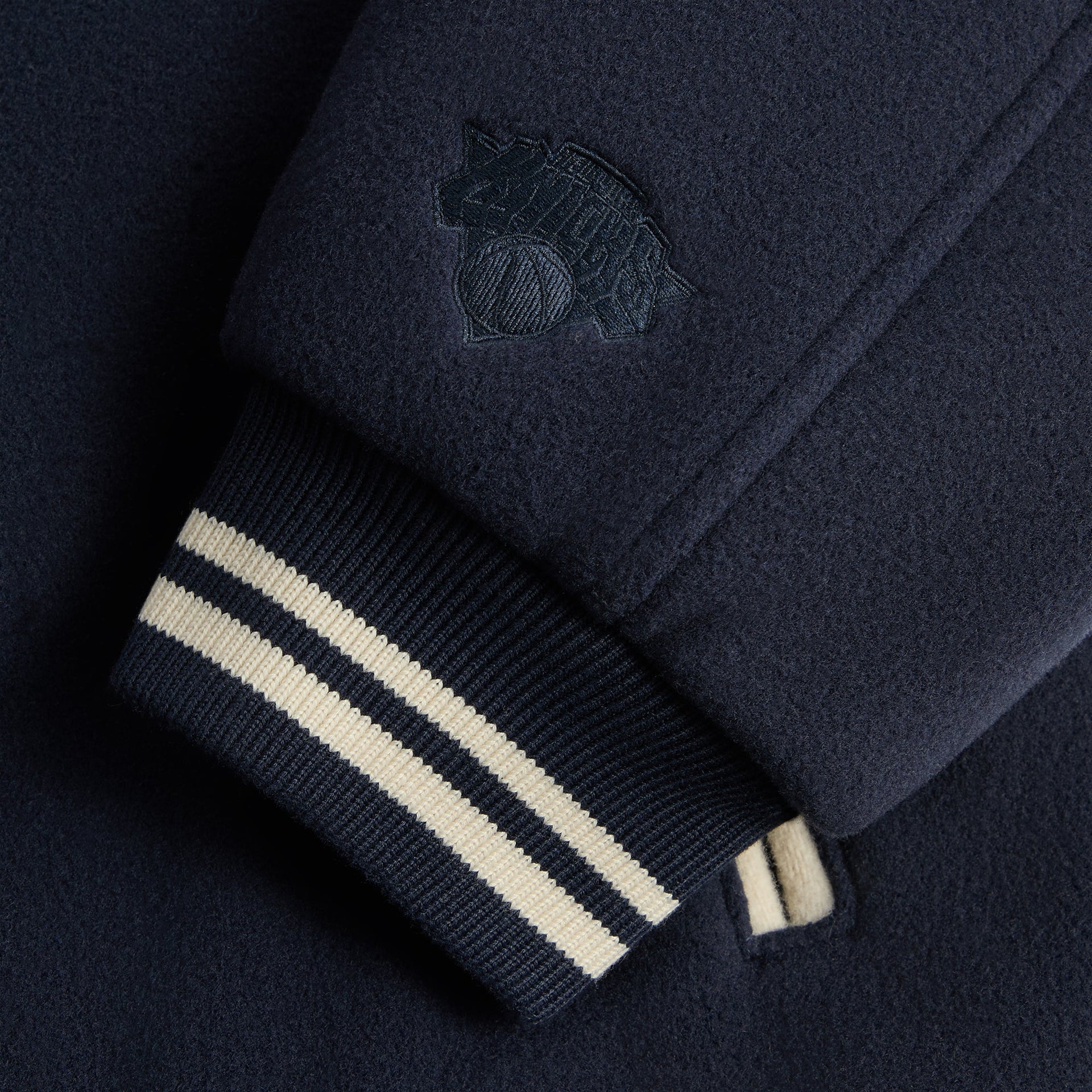 Kith for the New York Knicks Wool Varsity Jacket - Nocturnal - PH