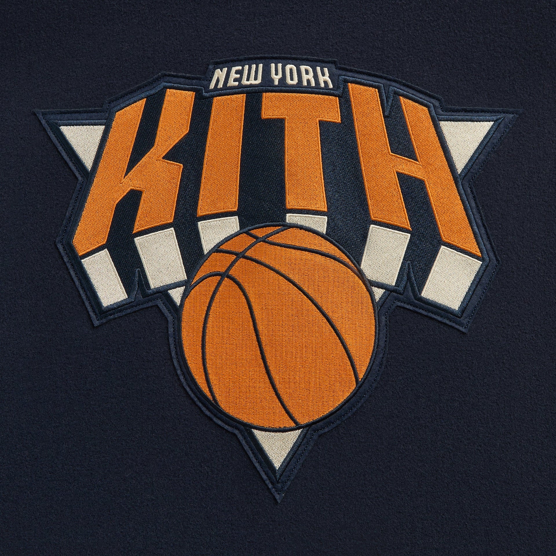 Kith for the New York Knicks Wool Varsity Jacket - Nocturnal - PH