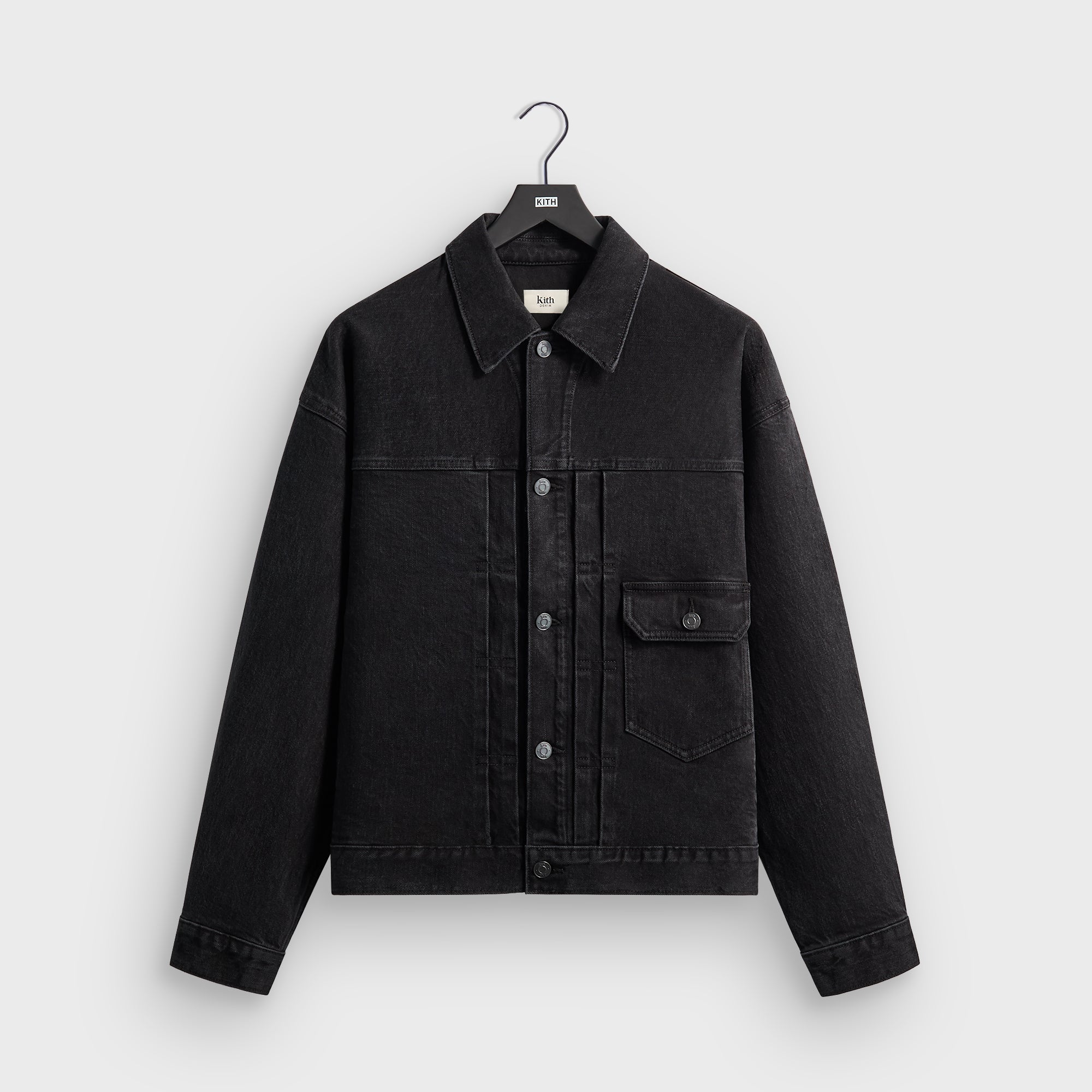Kith Alonzo Denim Jacket - Washed Black – Kith Europe