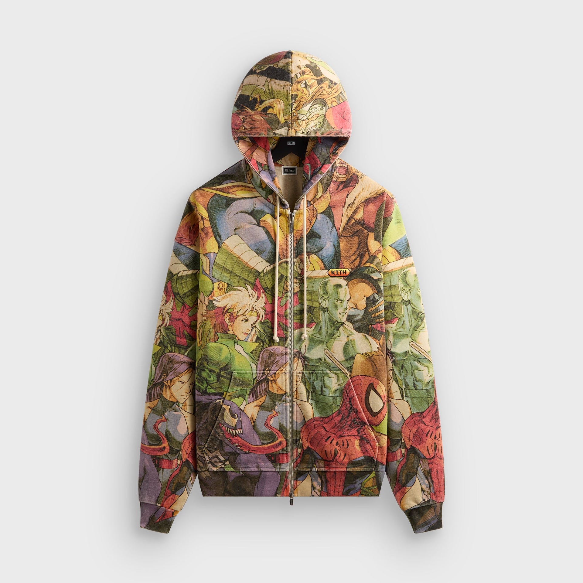 Marvel vs. Capcom | Kith New Age of Heroes Nelson Full Zip Hoodie - Veil