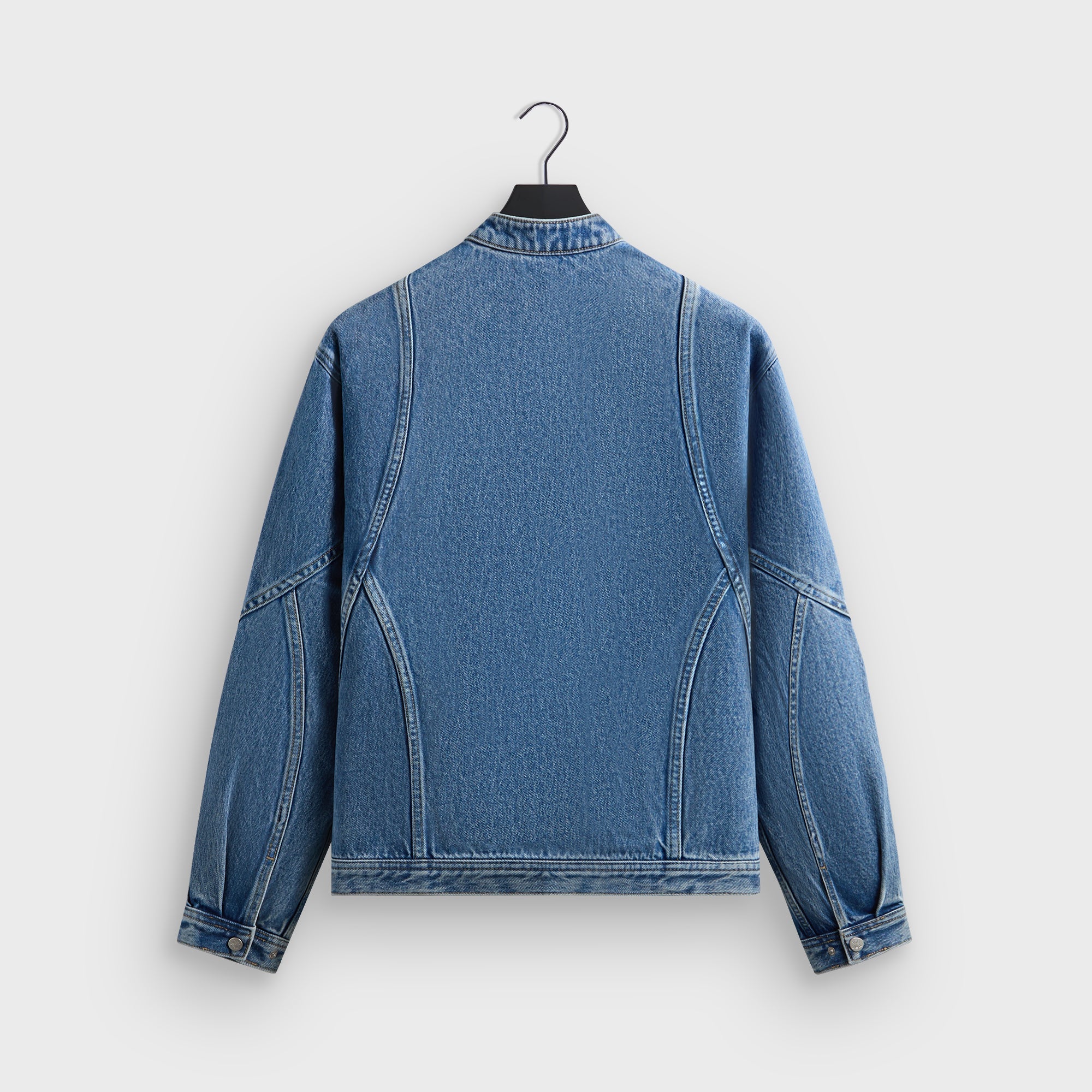 Kith Denim Adrien Moto Jacket - Mid Indigo – Kith Europe