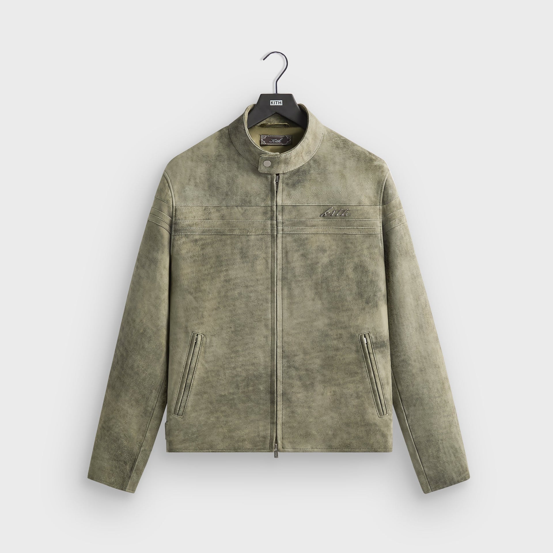 Kith Washed Suede Rossi Moto Jacket - Flagstaff