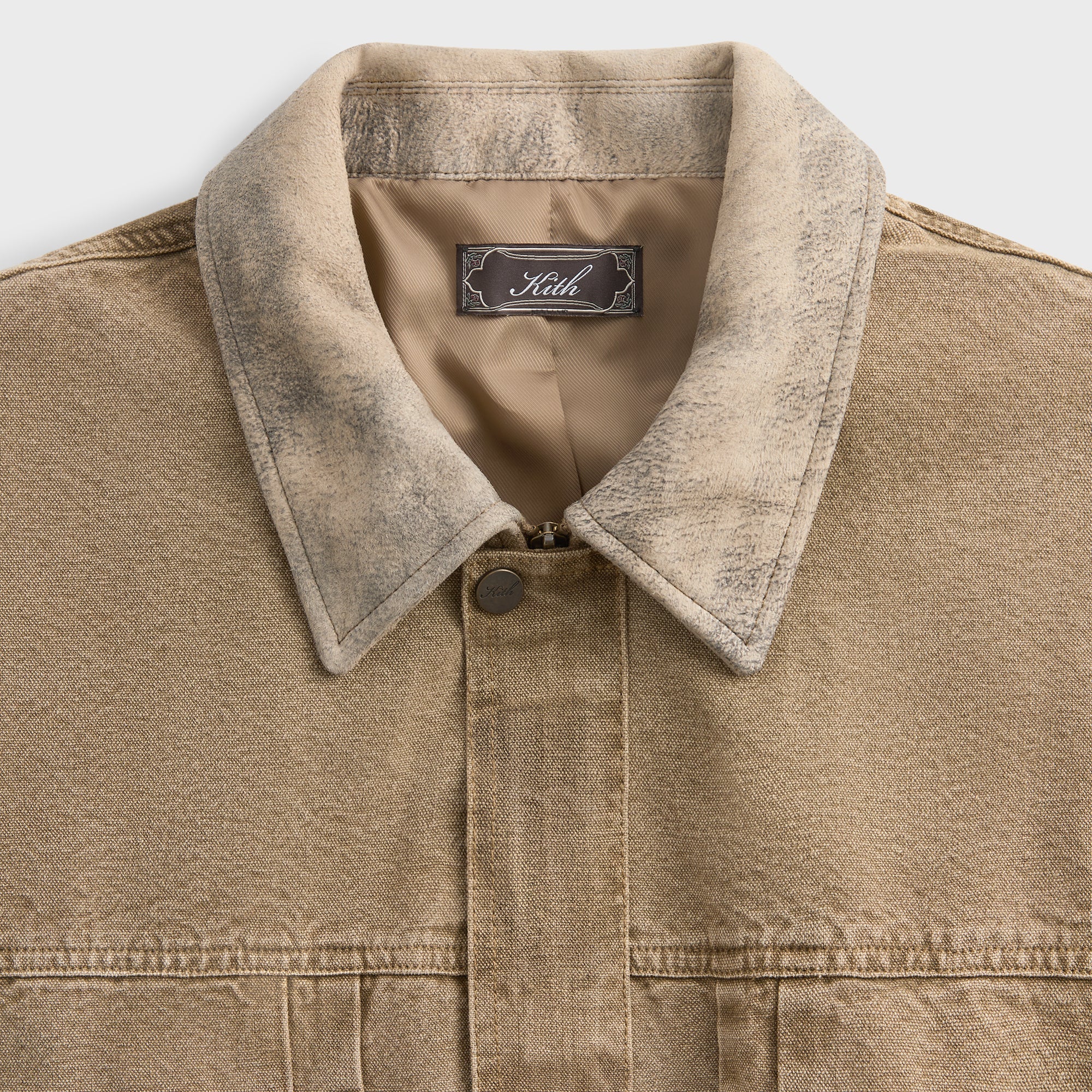 Kith Washed Canvas Ariel Blouson Jacket - Sandalwood – Kith Europe
