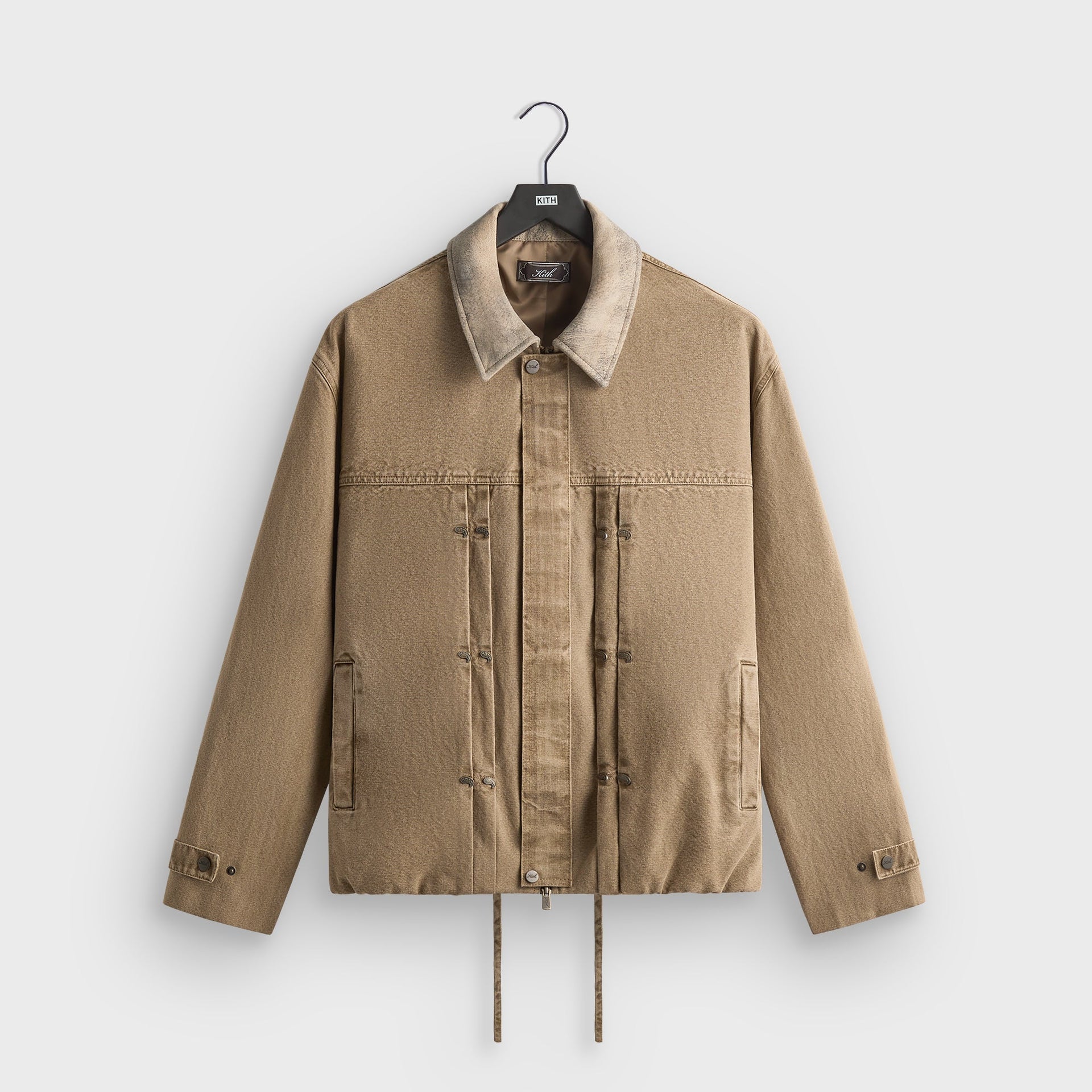 Kith Washed Canvas Ariel Blouson Jacket - Sandalwood - PH
