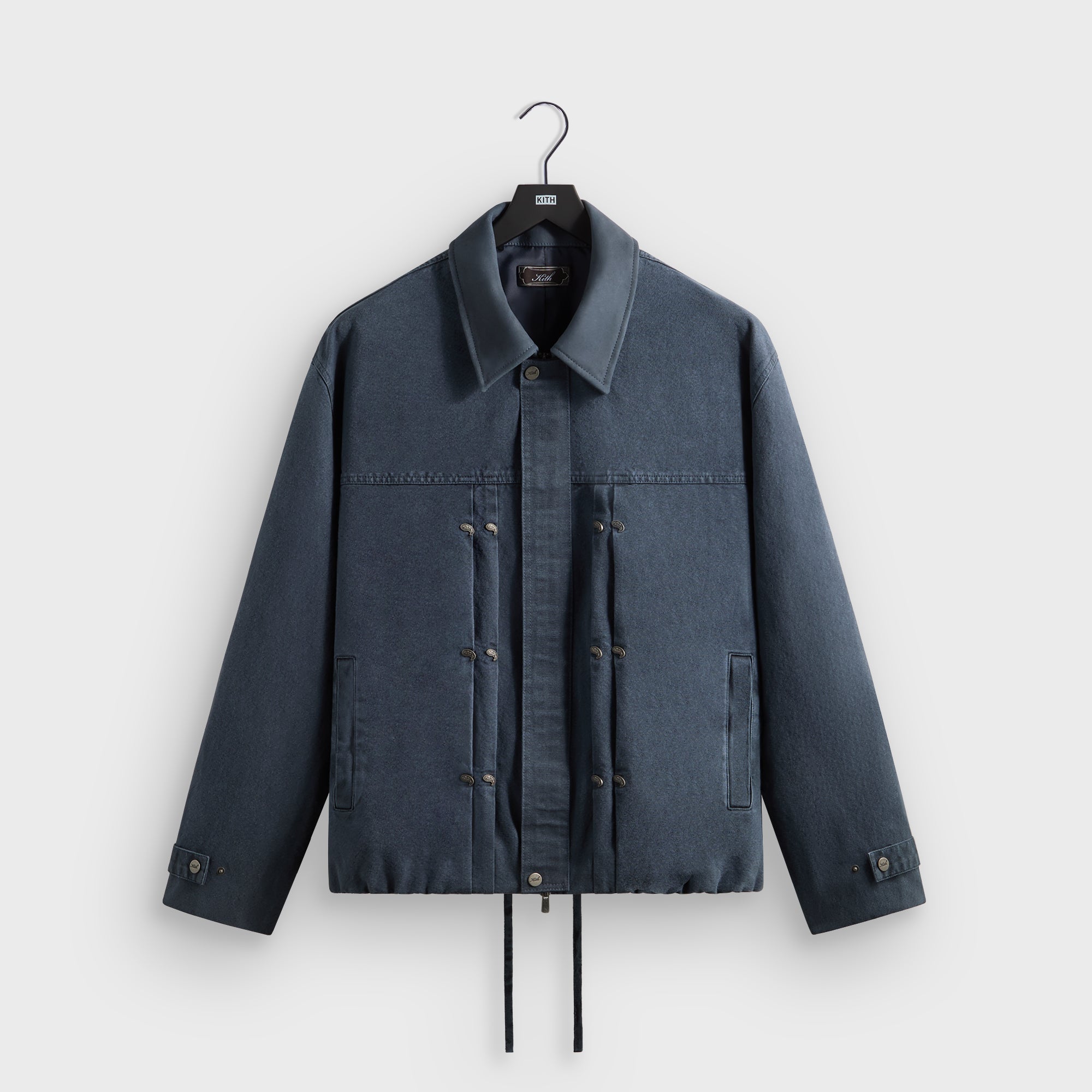 Kith Washed Canvas Ariel Blouson Jacket - Placid – Kith Europe