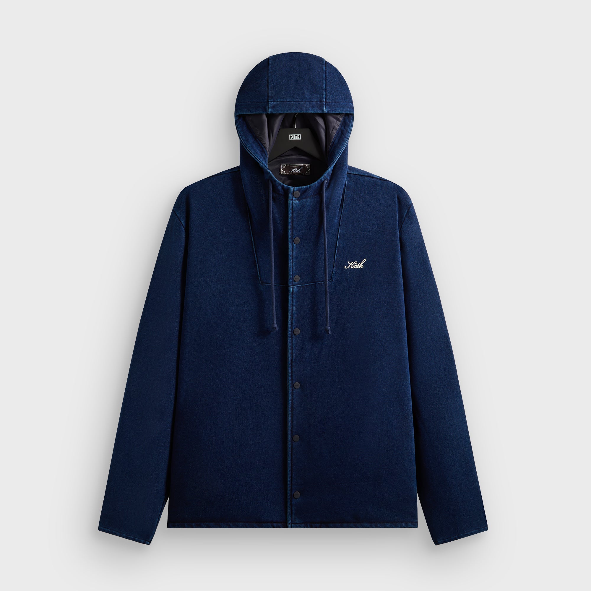 リ*ド様 KITH SOLID MILITIA JACKET CRINKLE Stampd Sherpa Lined Bomber Jacket - Army – Kith