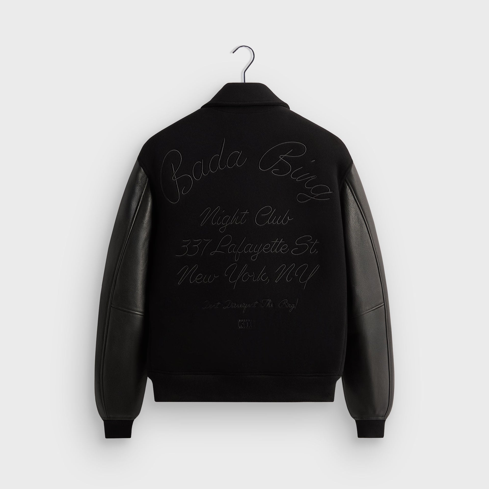 Kith for The Sopranos Varsity Jacket - Black