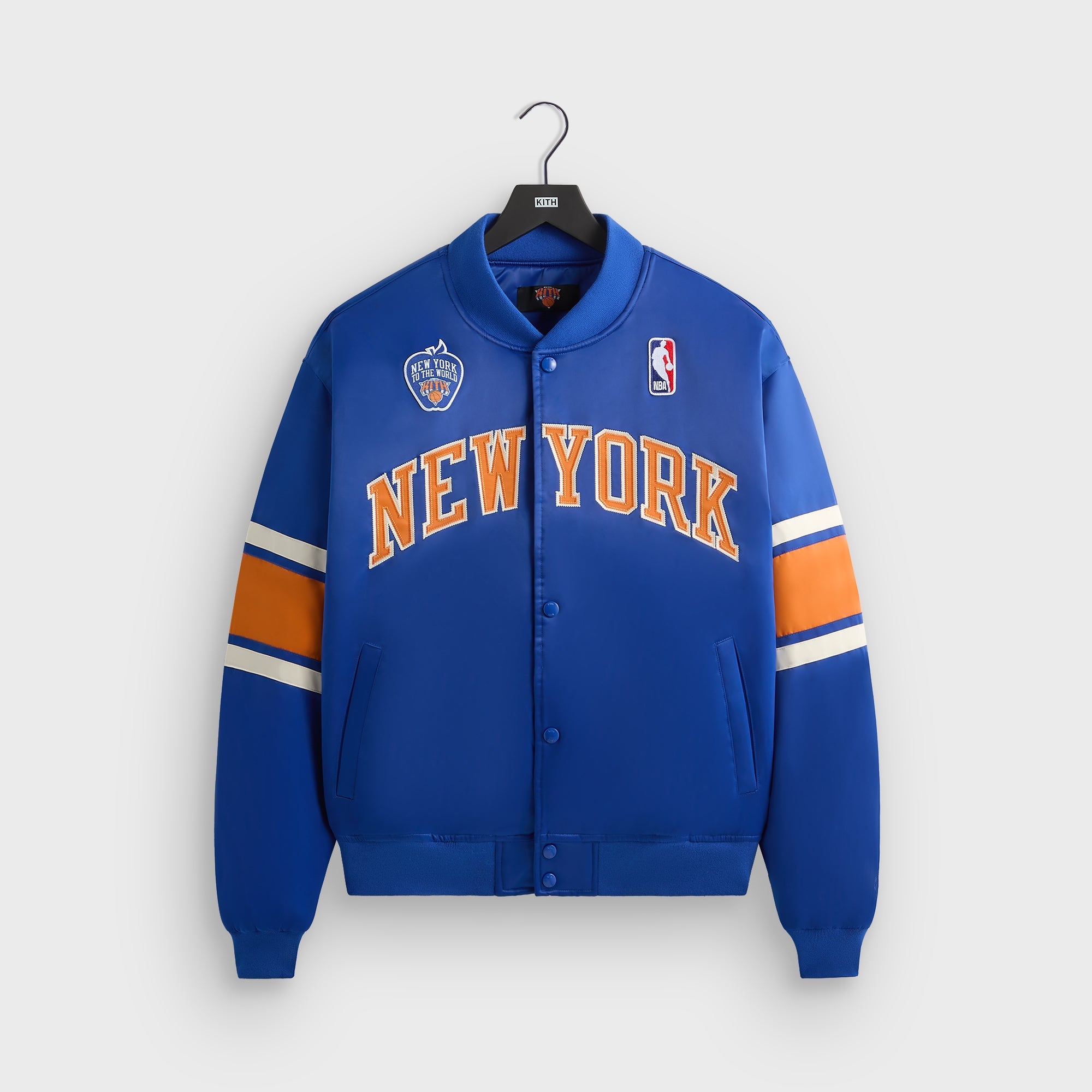 Kith for the New York Knicks Patrick Ewing Classic Satin Bomber