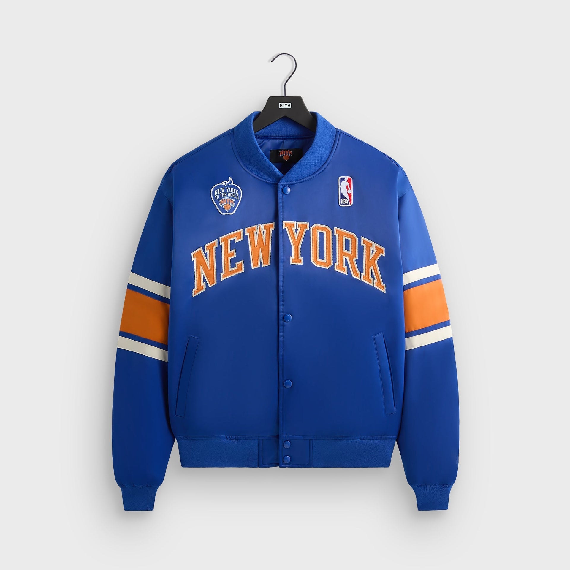 Kith for the New York Knicks Patrick Ewing Classic Satin Bomber Jacket - Current - PH