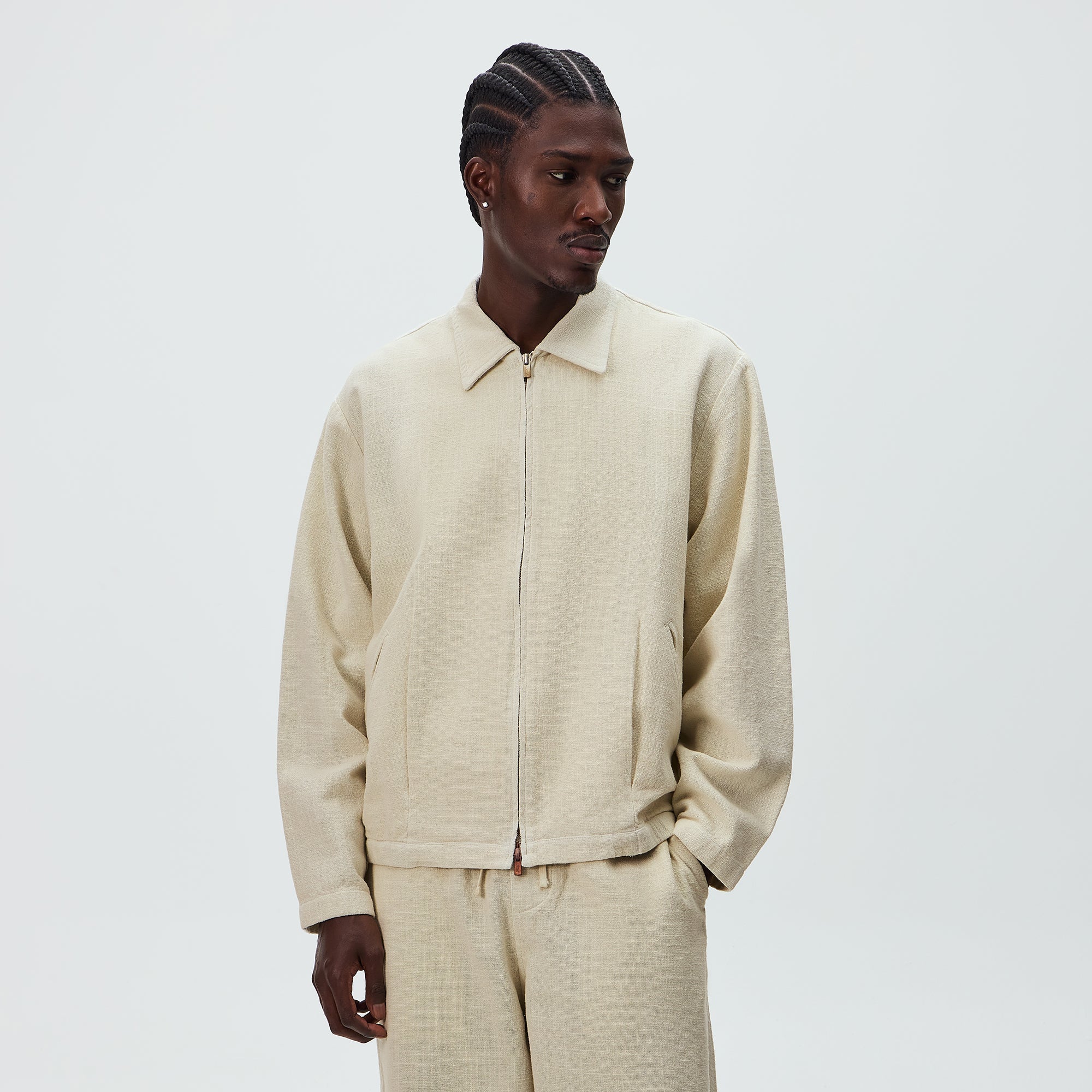 Kith Soft Woven Connor Blouson Jacket 2.0 - Waffle – Kith Europe
