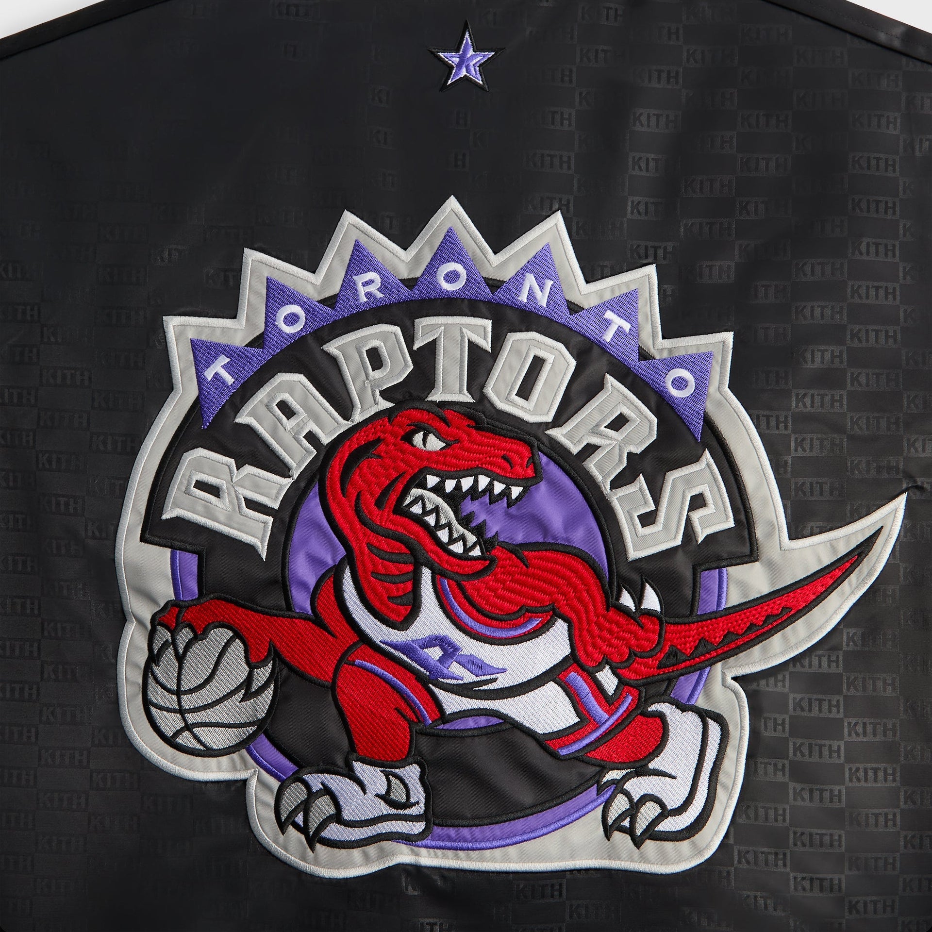 Kith for NBA All-Star Toronto Raptors Bomber Jacket - Black - PH