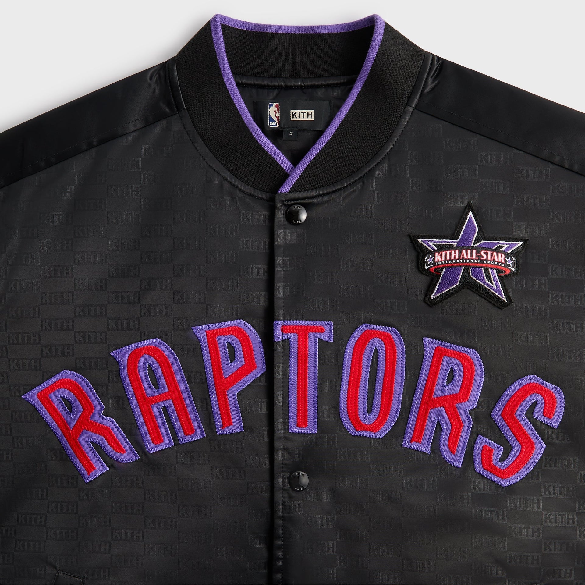 Kith for NBA All-Star Toronto Raptors Bomber Jacket - Black - PH