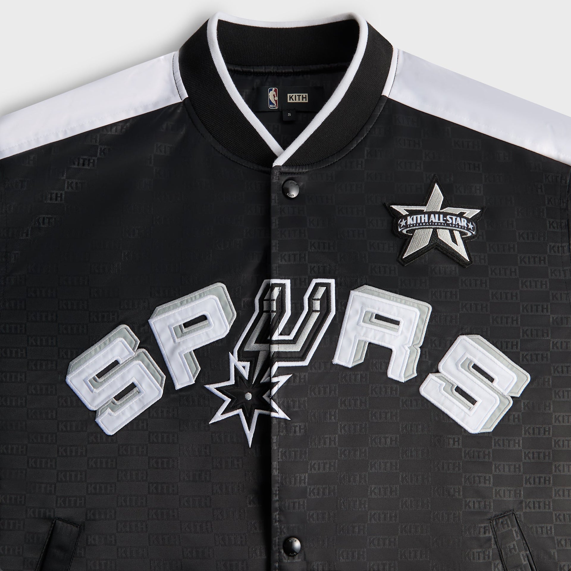 Kith for NBA All-Star San Antonio Spurs Bomber Jacket - Black - PH